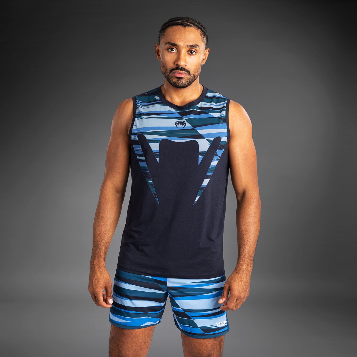 Мужская майка Venum Rapid - Snakehead - Shadow Blue
