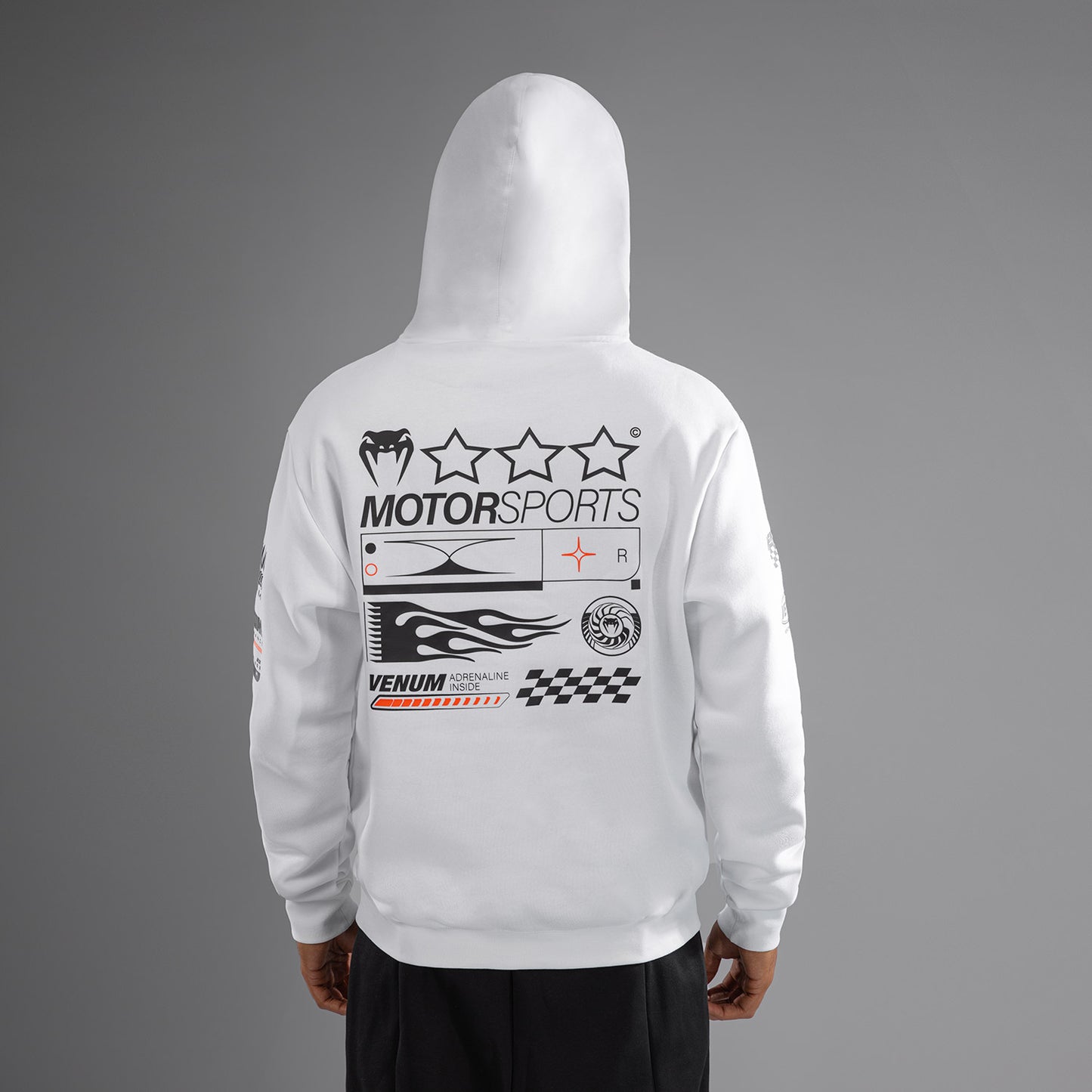 Худи Venum Motorsport - Снежно-Белый