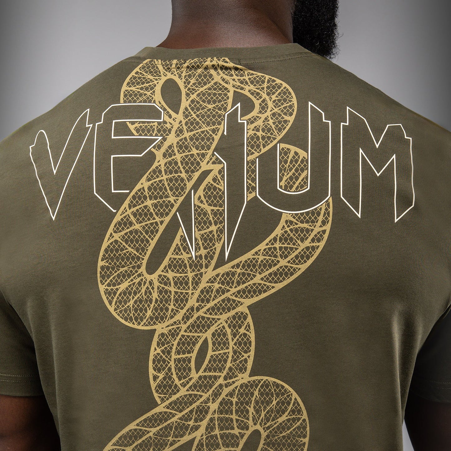 Футболка Venum Serpenti – Хаки/Бронзовый/Слоновая кость