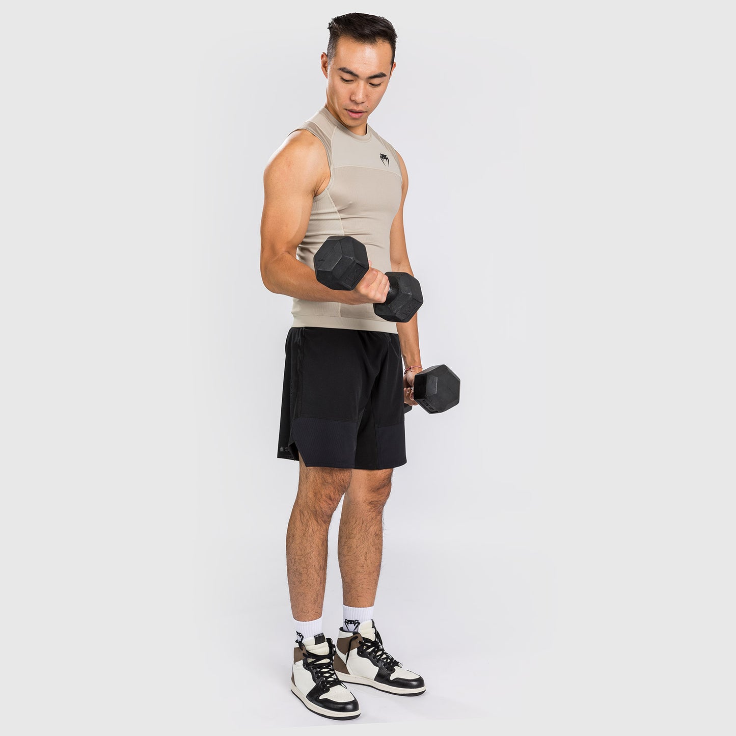 Рашгард Venum G-Fit Air без рукавов - песочный