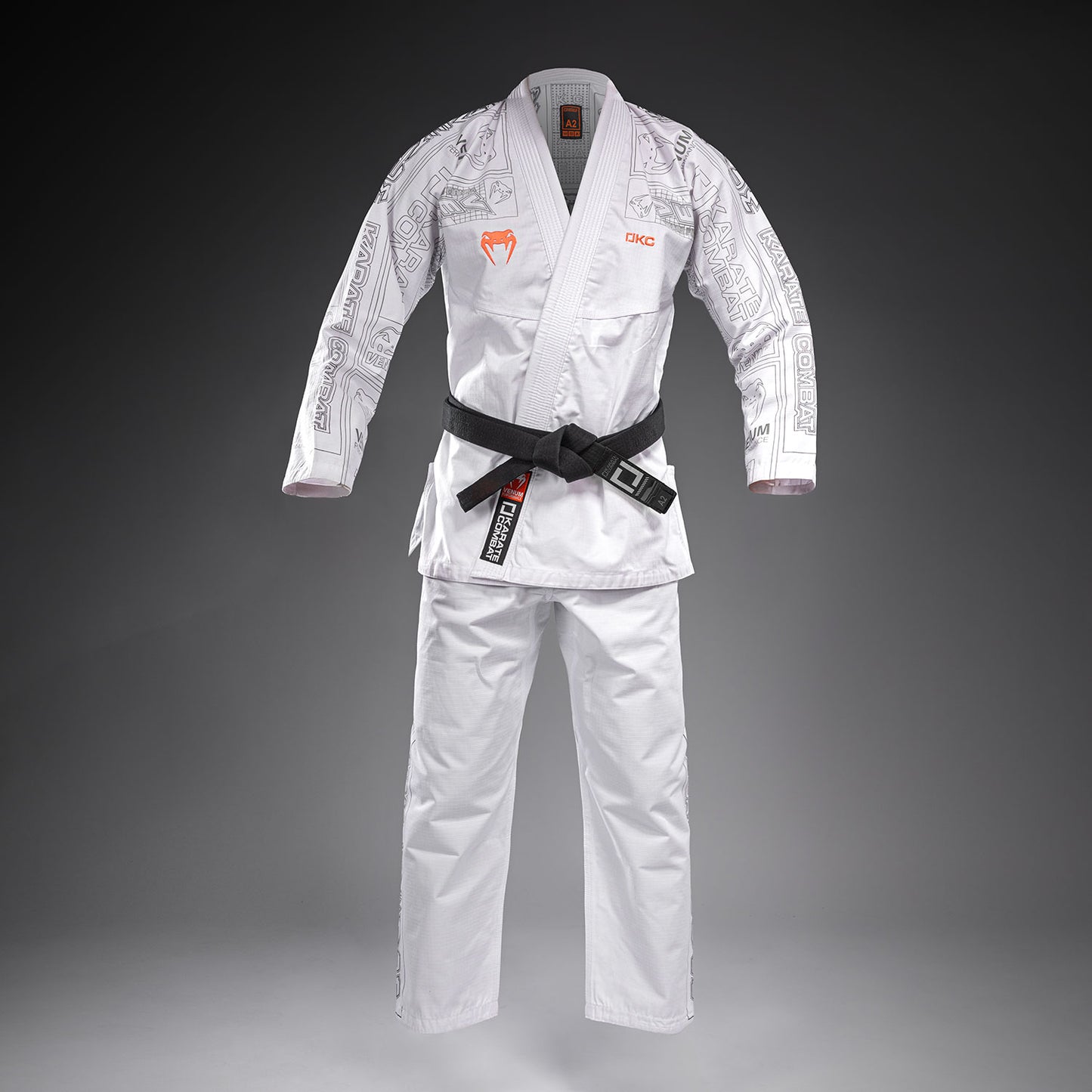 Ги для BJJ Karate Combat by Venum – Белый/Серый