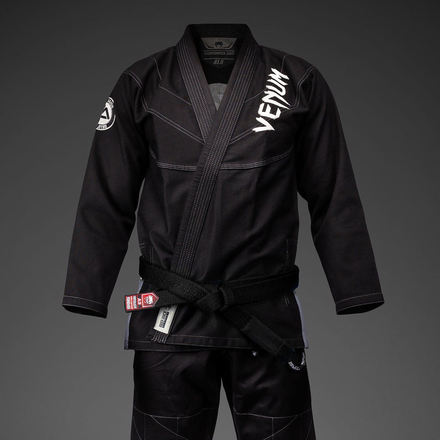 Кимоно для BJJ Venum x Roger Gracie Academy - Чёрный