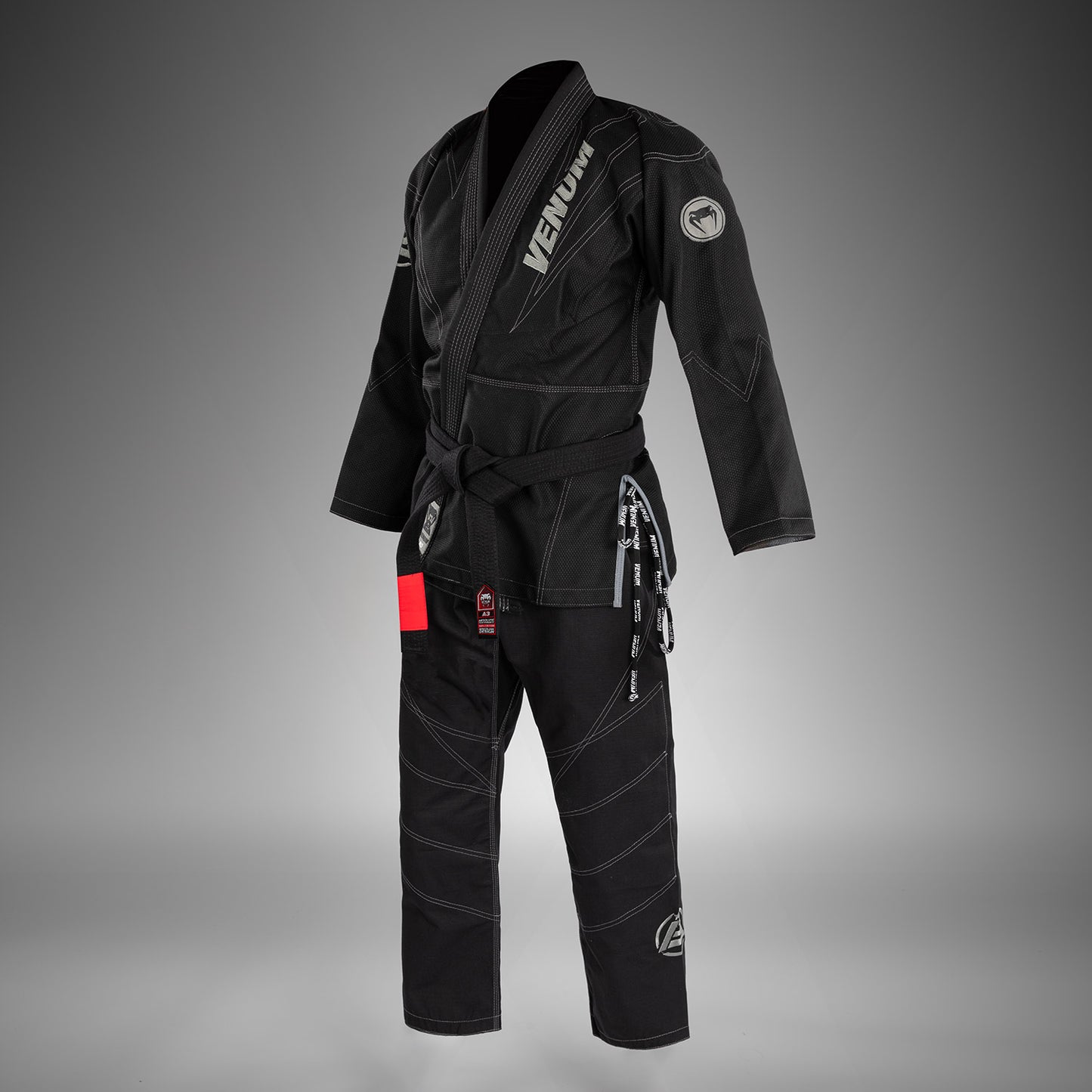 Venum x Polaris BJJ Ги - Черный/Штормовой Серый