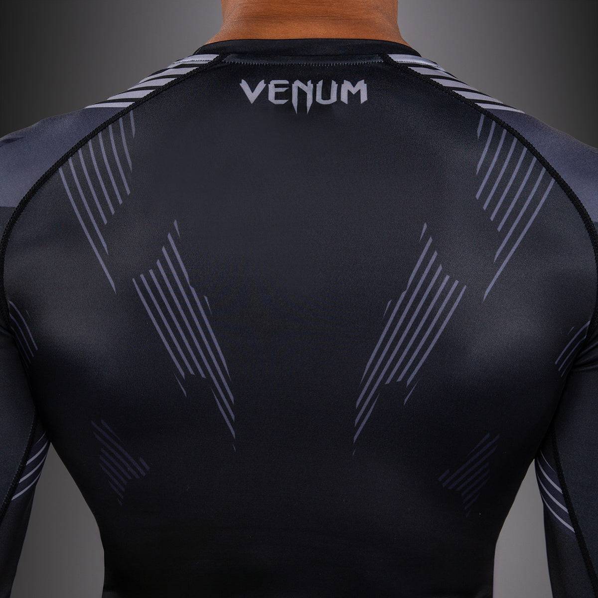 Рашгард с длинным рукавом Venum No-Gi 6.0 - Чёрный/Серый