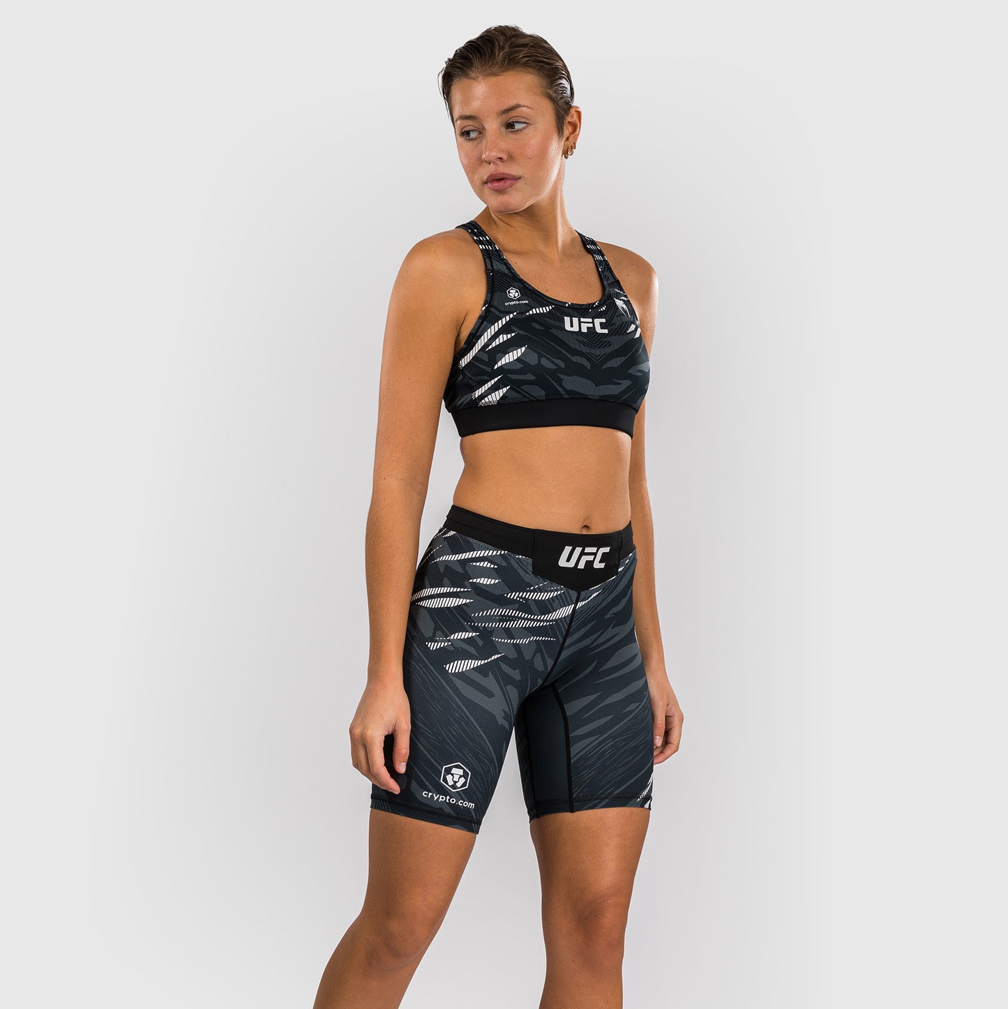 Шорты Vale Tudo UFC Fusion by Venum Authentic Fight Night для женщин - Длинный крой - Black