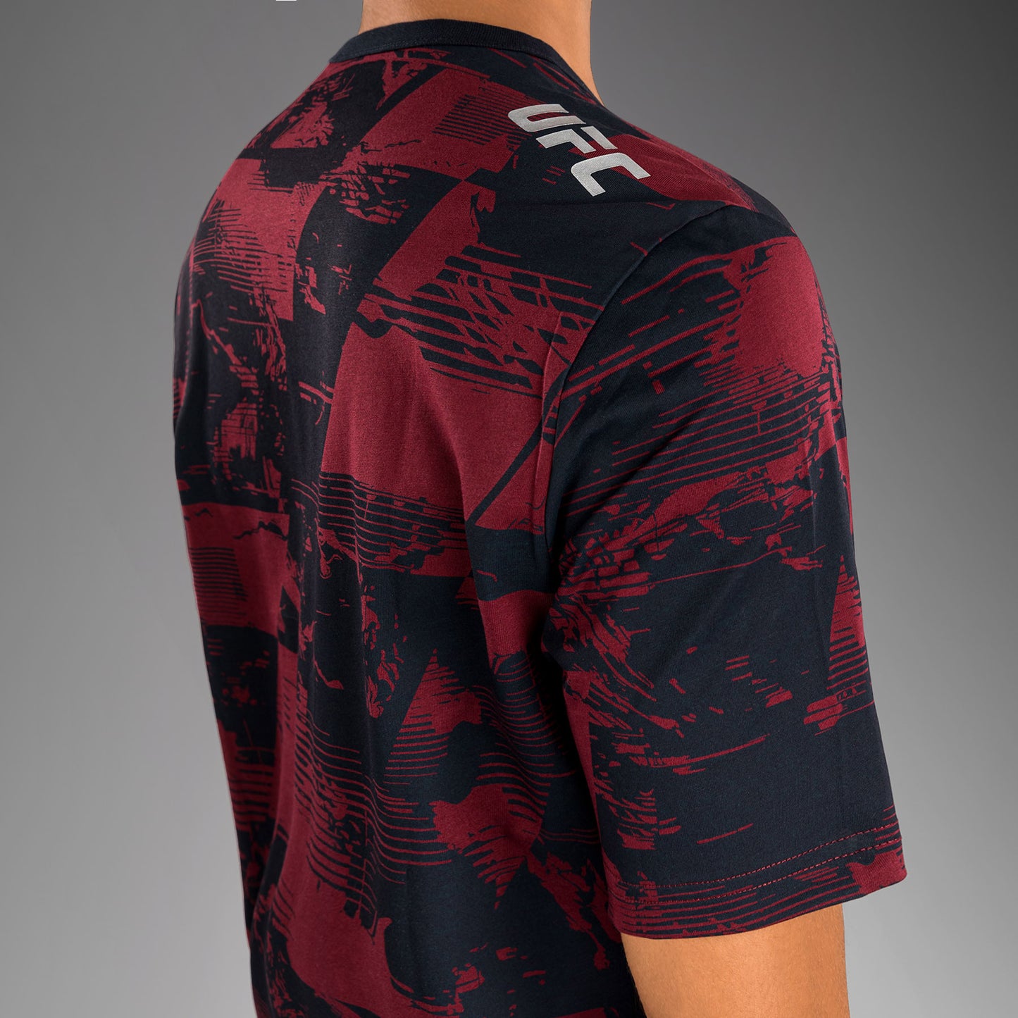 UFC Zenith by Venum Authentic Fight Week Футболка с коротким рукавом Женская - Темно-синий/бордовый/серебристый