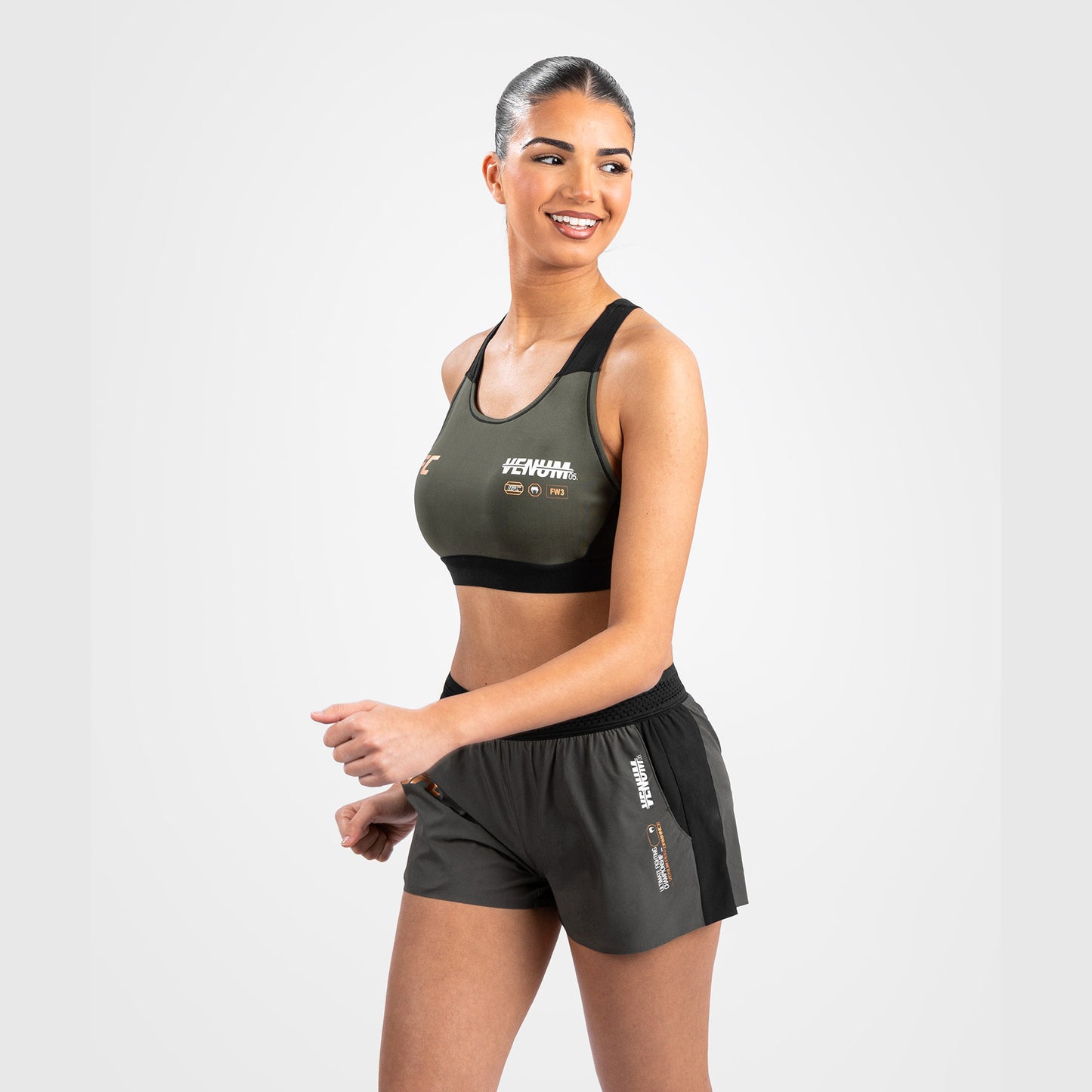 UFC Adrenaline by Venum Fight Week Женские шорты Performance Short - Khaki