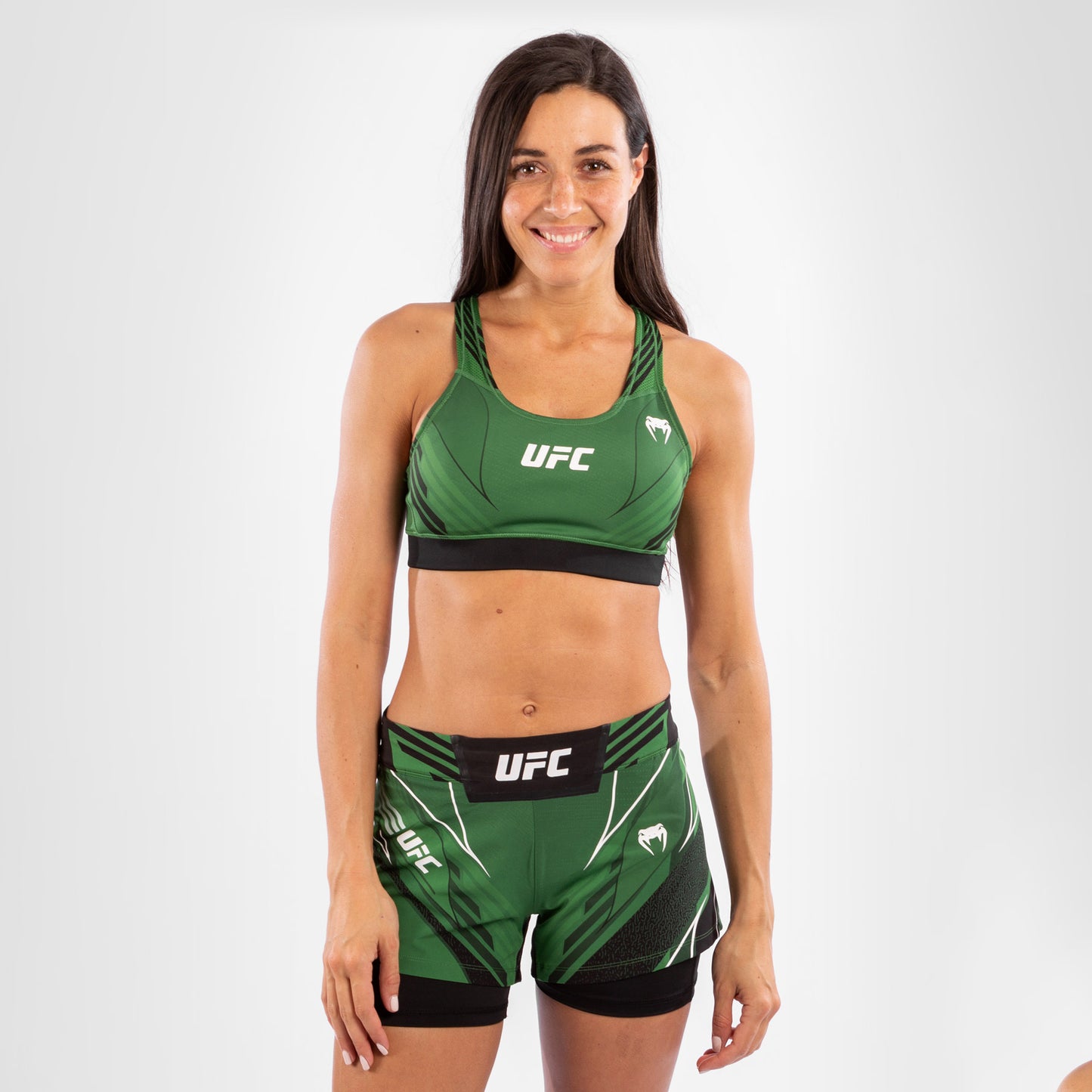 ЖЕНСКИЙ СПОРТИВНЫЙ БЮСТГАЛЬТЕР UFC VENUM FIGHT NIGHT - Зеленый