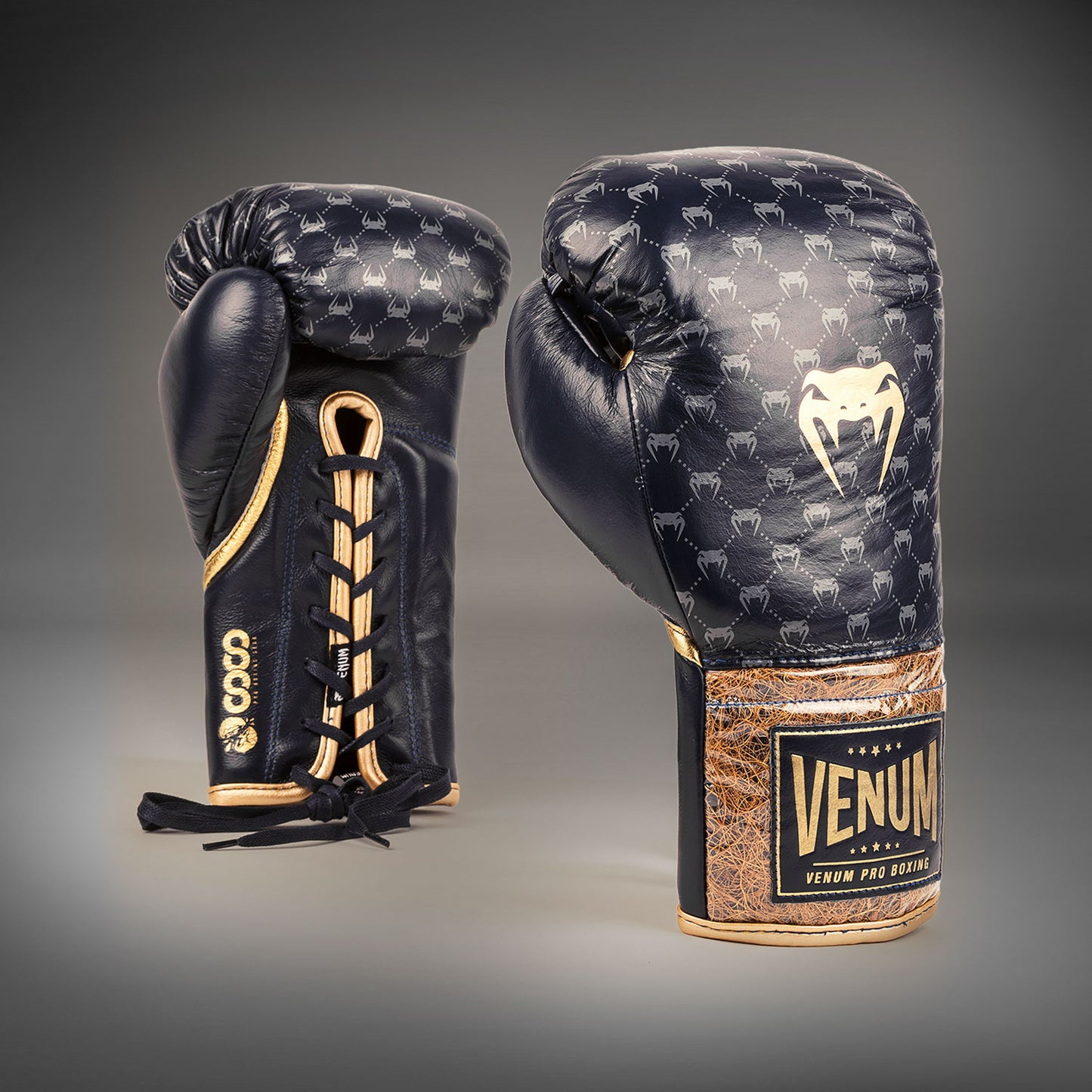 Боксерские перчатки Venum Coco Monogram Pro - шиферно-синий