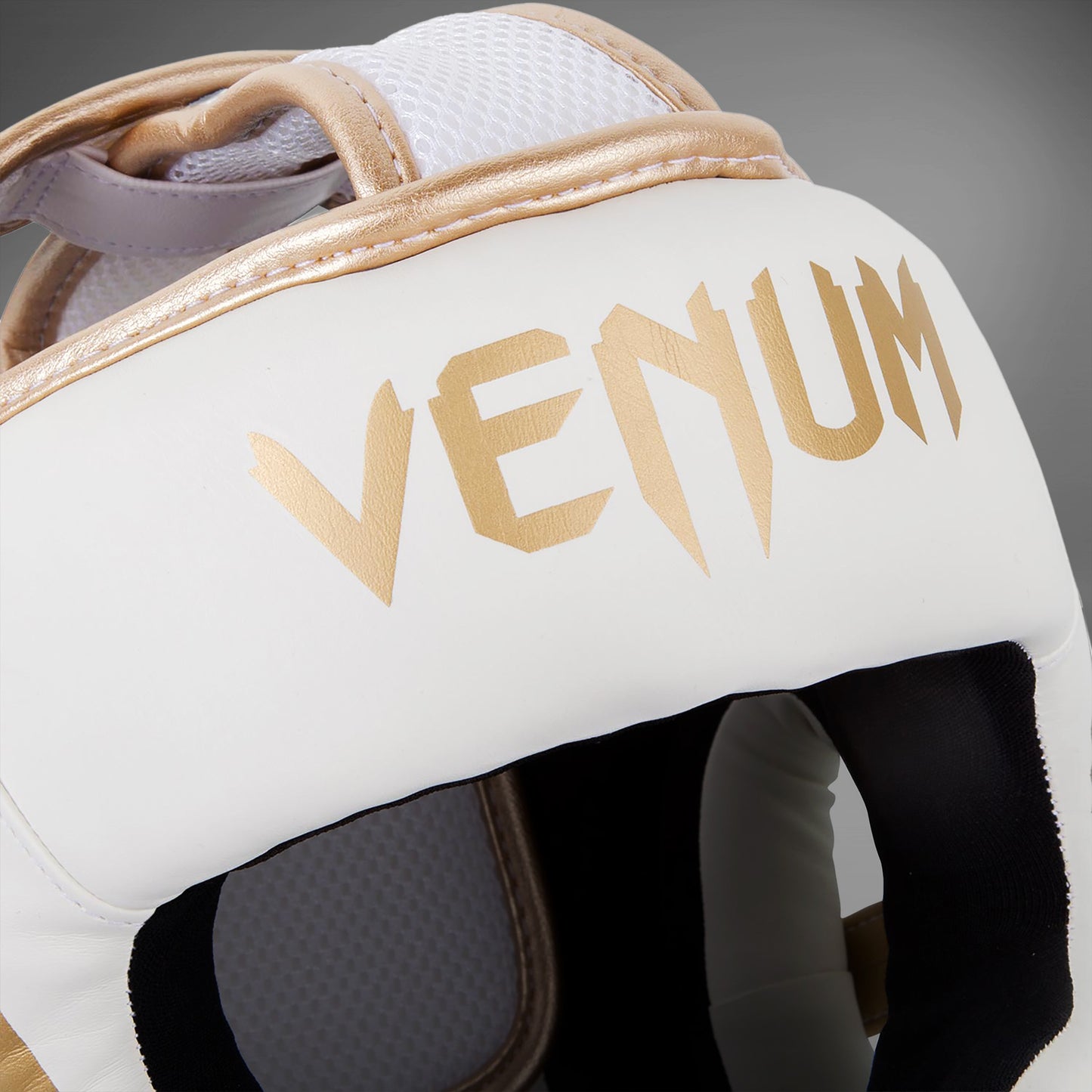 ШЛЕМ VENUM ELITE HEADGEAR - БЕЛЫЙ/ЗОЛОТО