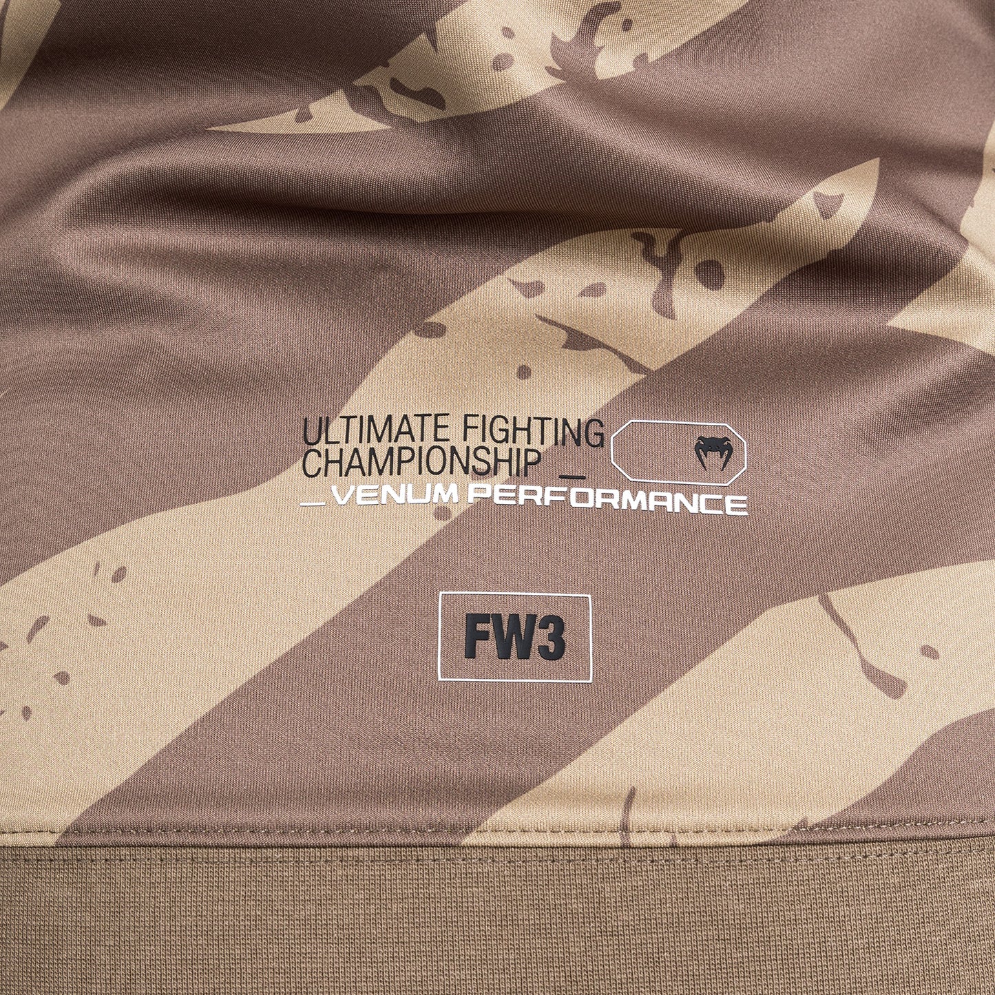 Женская Толстовка На Молнии UFC Adrenaline By Venum Fight Week Desert Camo