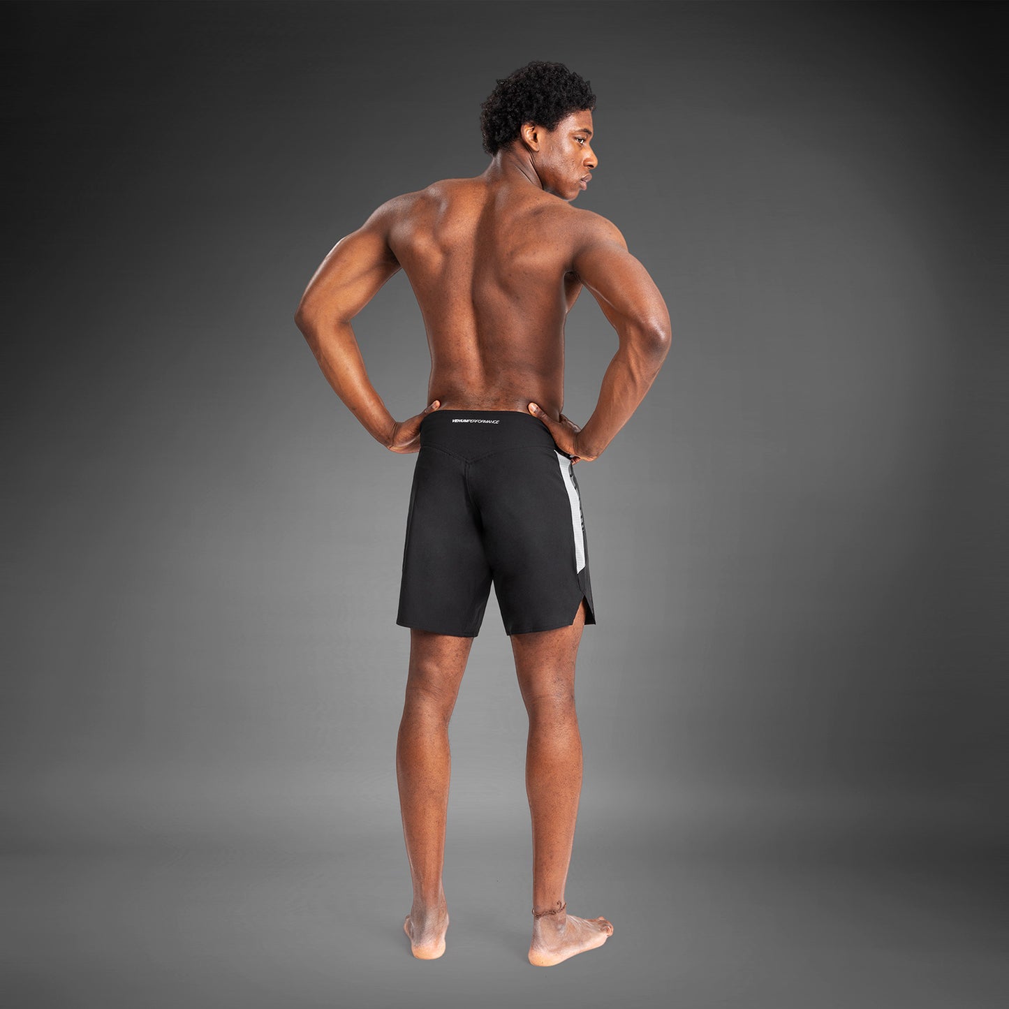 Венум Темпест Мужские Шорты Для Боя - Черный/Серый