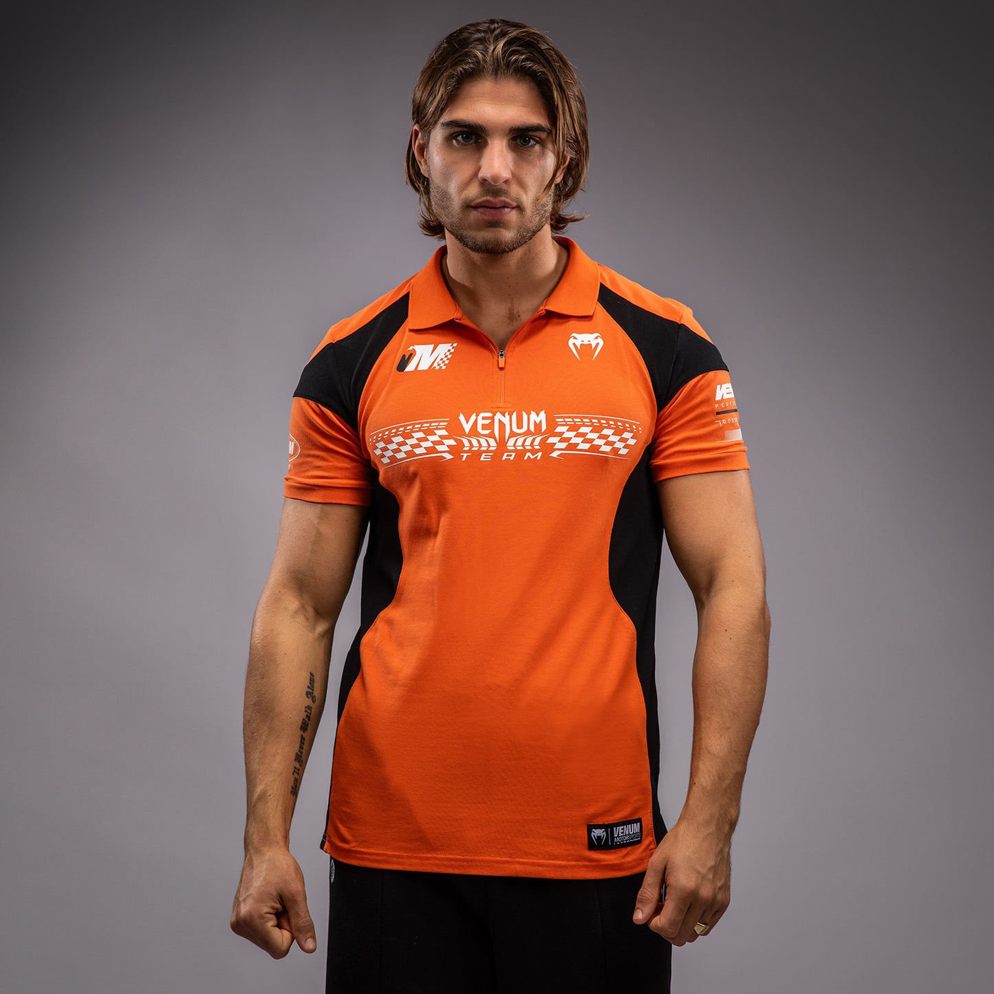 Поло Venum Motorsport Из Хлопка - Мандариновый