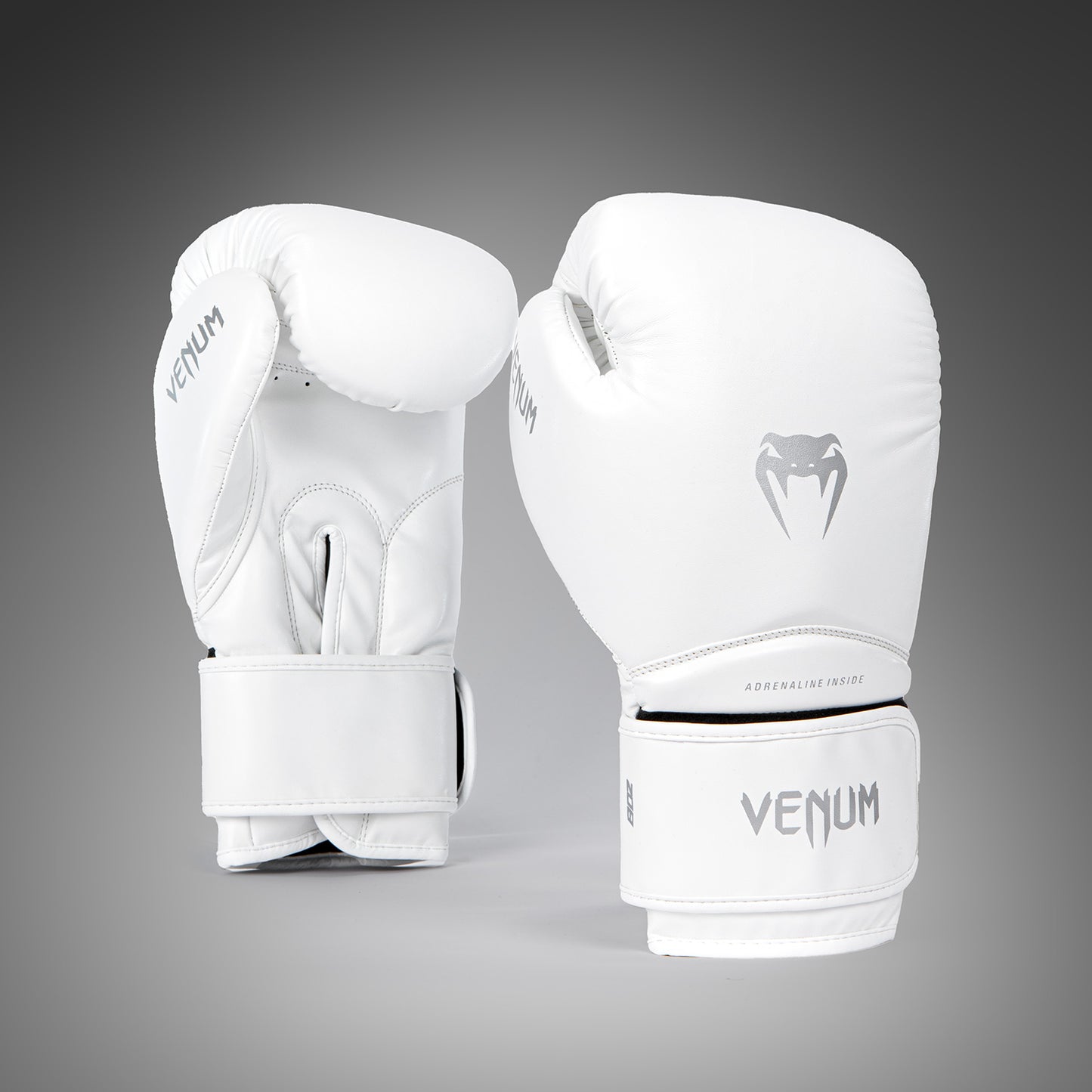Боксерские перчатки Venum Contender 1.5 для детей - Белый/серебро