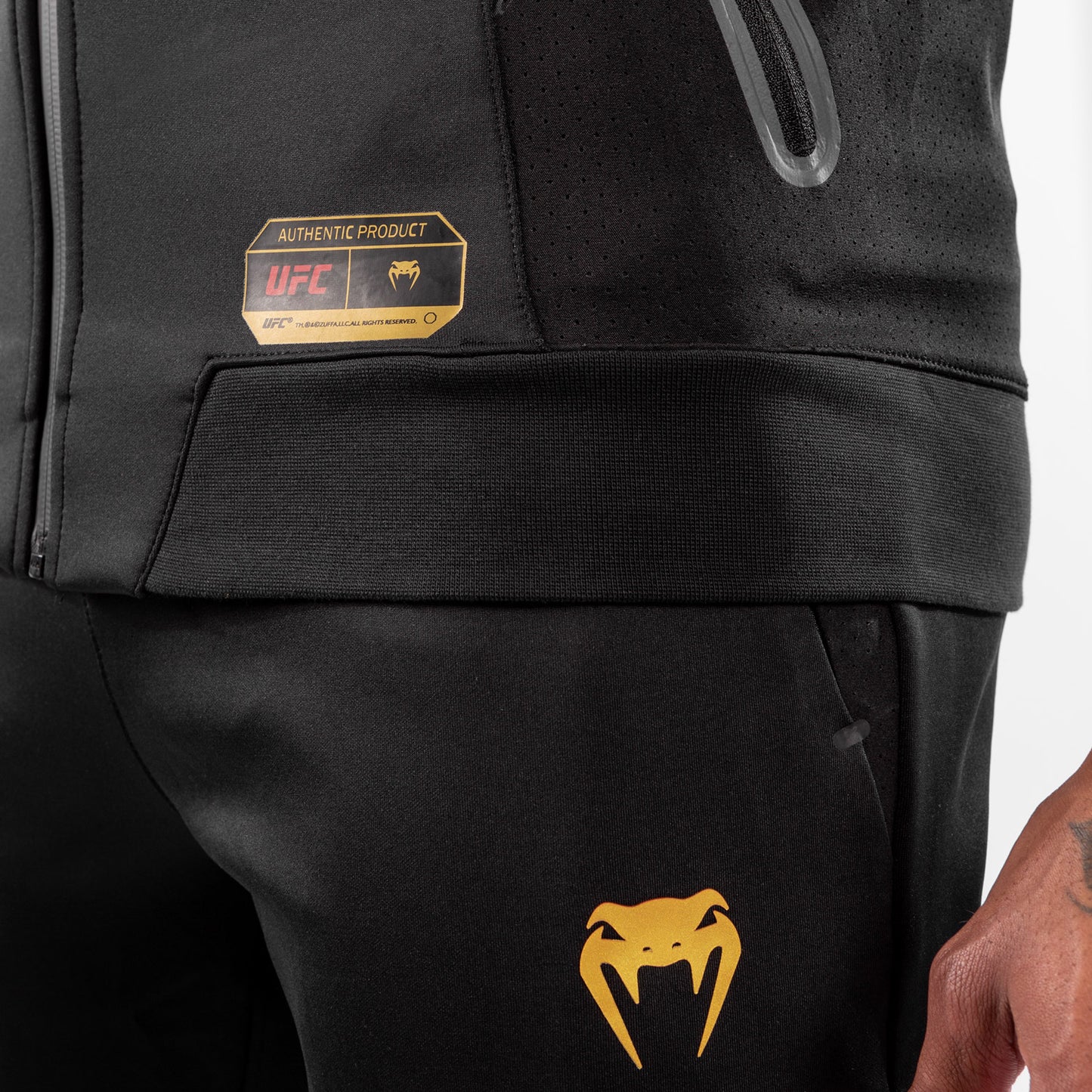 Мужской худи Walkout Venum UFC Authentic Fight Night – Champion