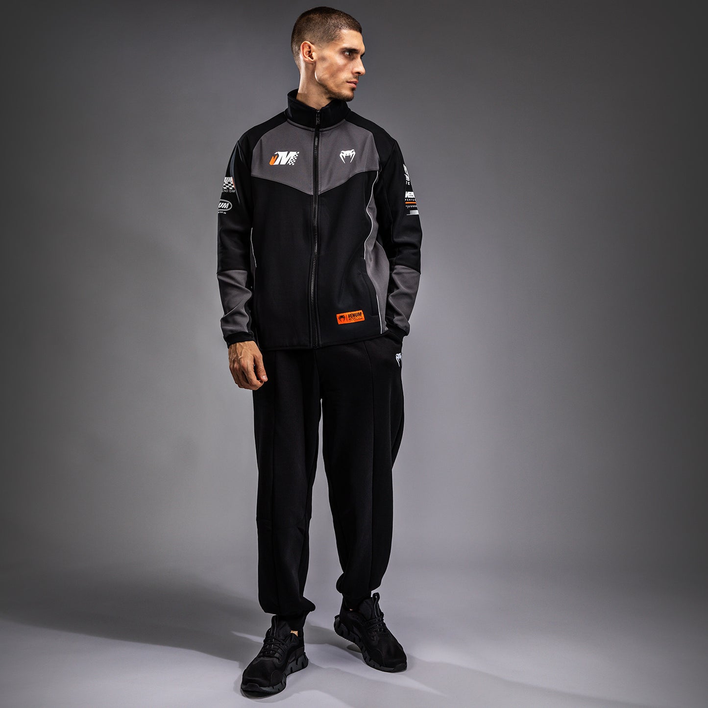 Куртка Venum Motorsport Softshell - Глубокий Черный