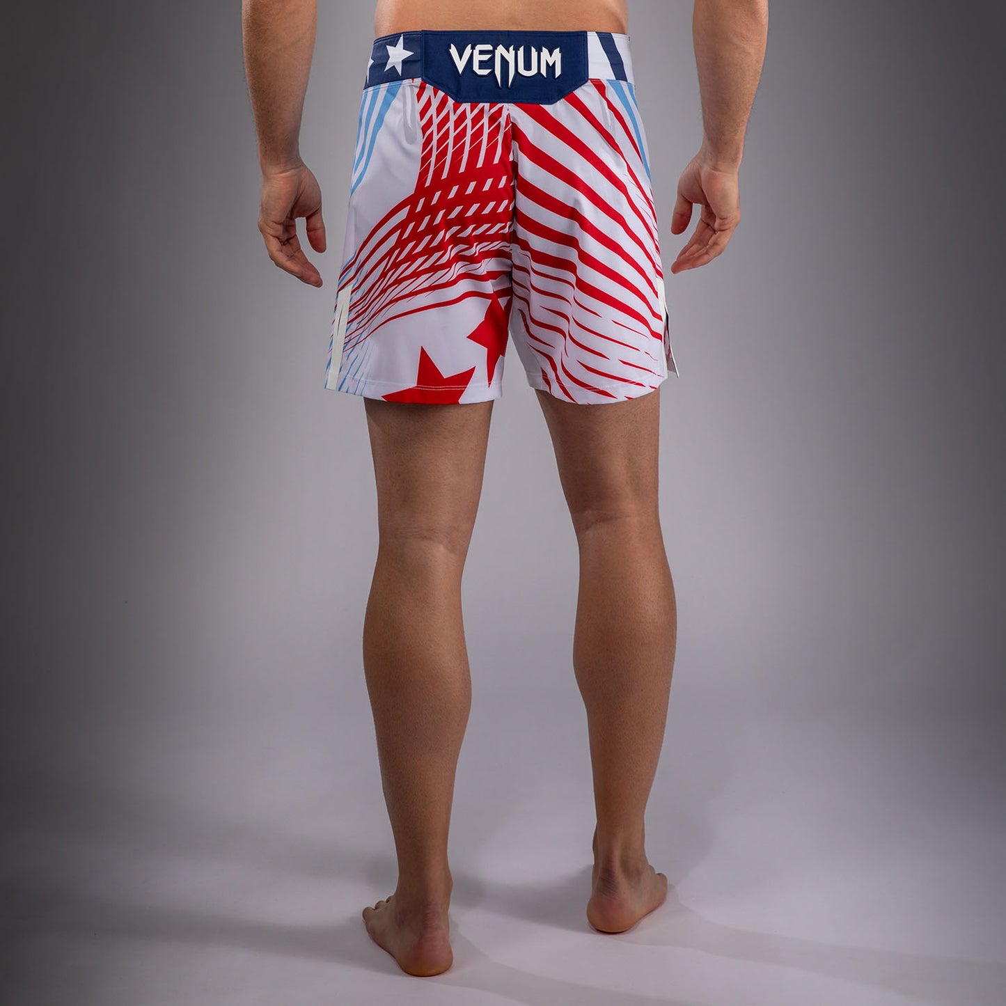 Official UFC Freedom 250 by Venum Authentic Fight Night Бойцовские шорты короткого кроя для мужчин - Белый