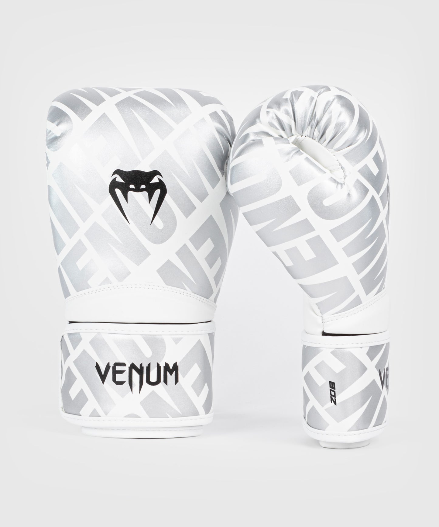 Боксерские перчатки Venum Contender 1.5 XT для детей - Белый/серебро