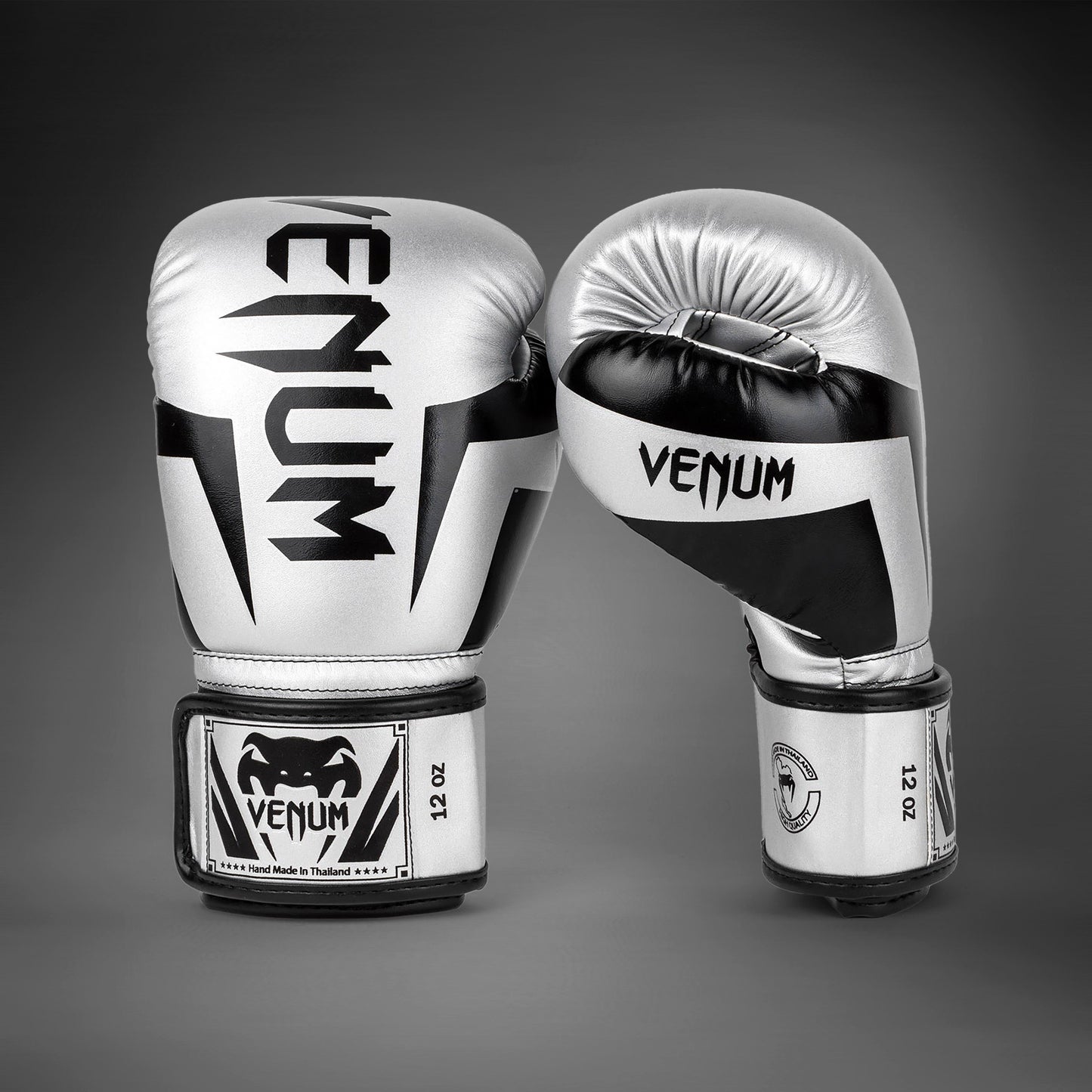 Venum Elite Боксерские перчатки - серебристый/черный