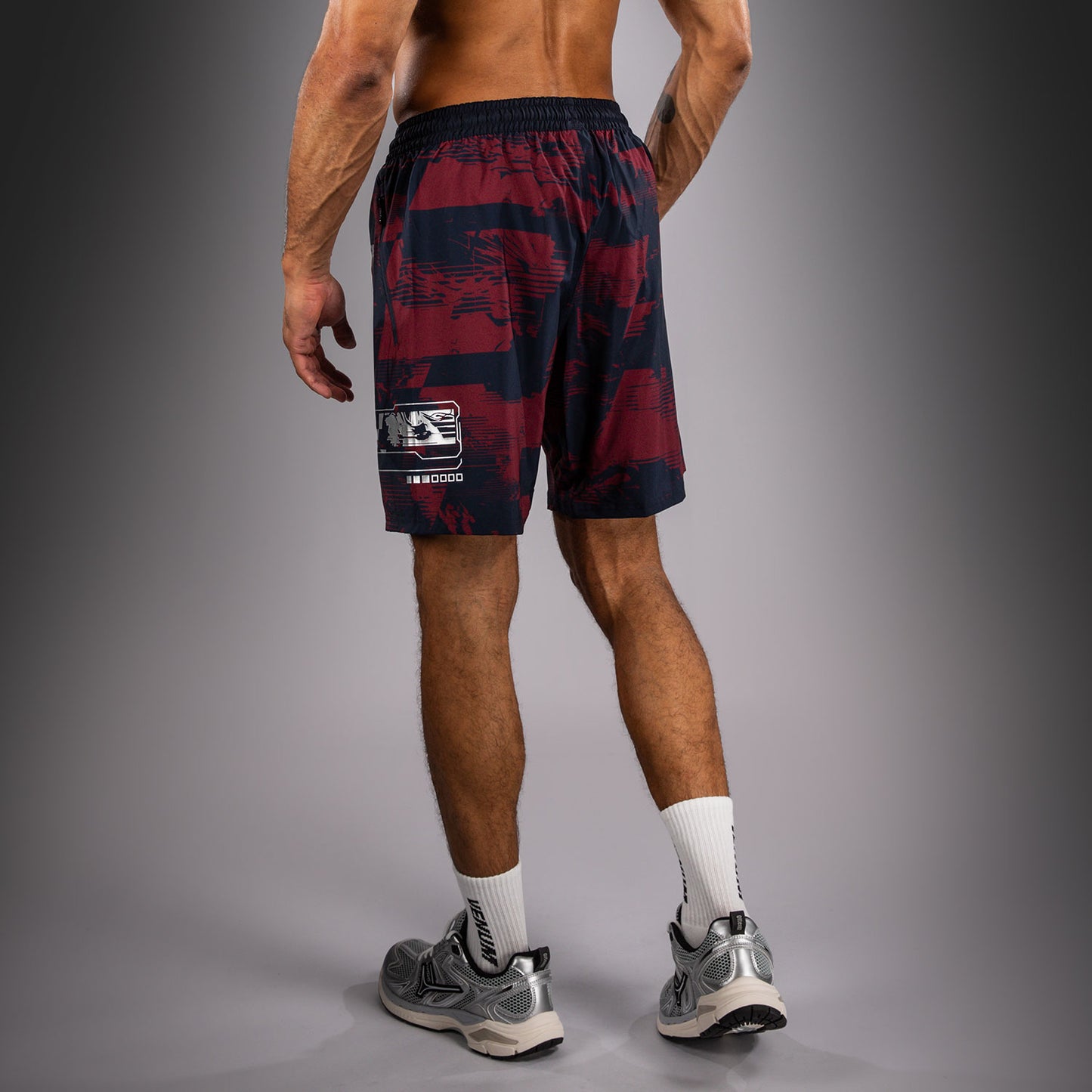 UFC Zenith by Venum Authentic Fight Week Шорты Performance Мужские - Темно-синий/бордовый/серебристый