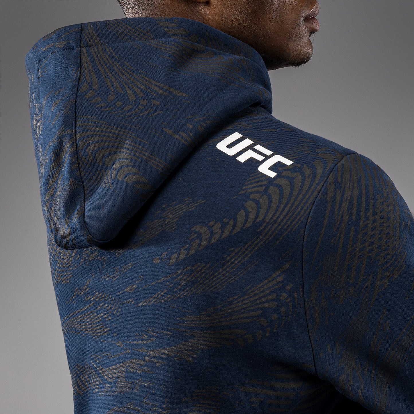 Толстовка UFC Fusion by Venum Fight Week с капюшоном для мужчин - Oceanic Blue