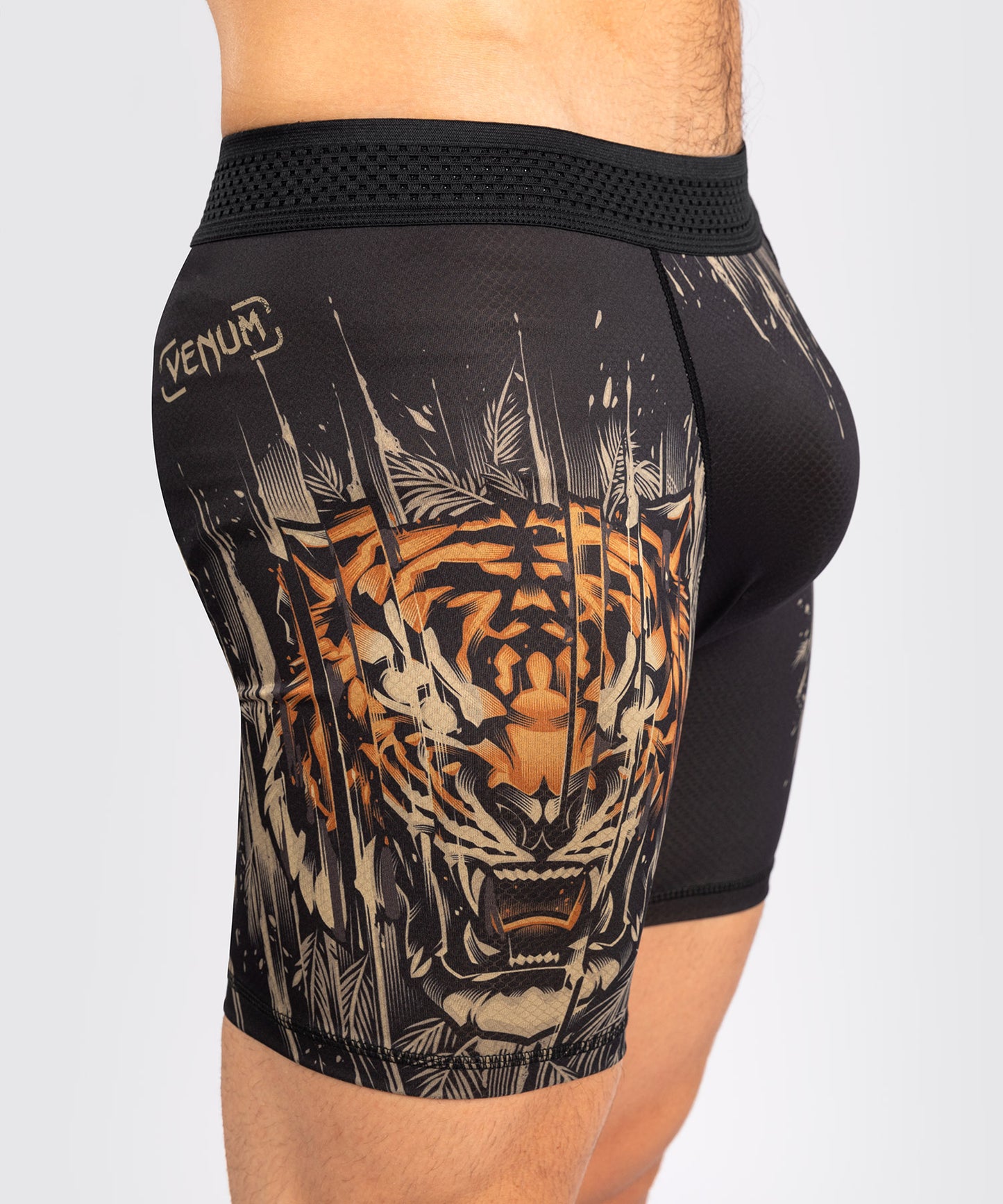 Vale Tudo для мужчин Venum Tiger - Черный / Неоновый оранжевый