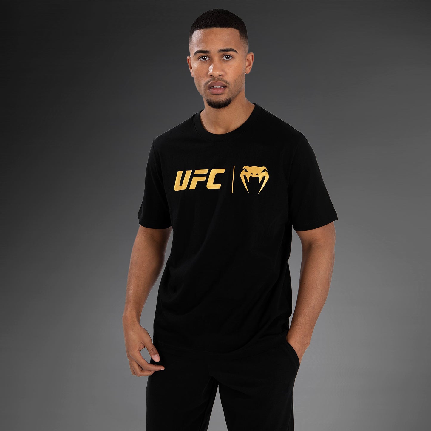 Футболка UFC Venum Classic - черный/золотой