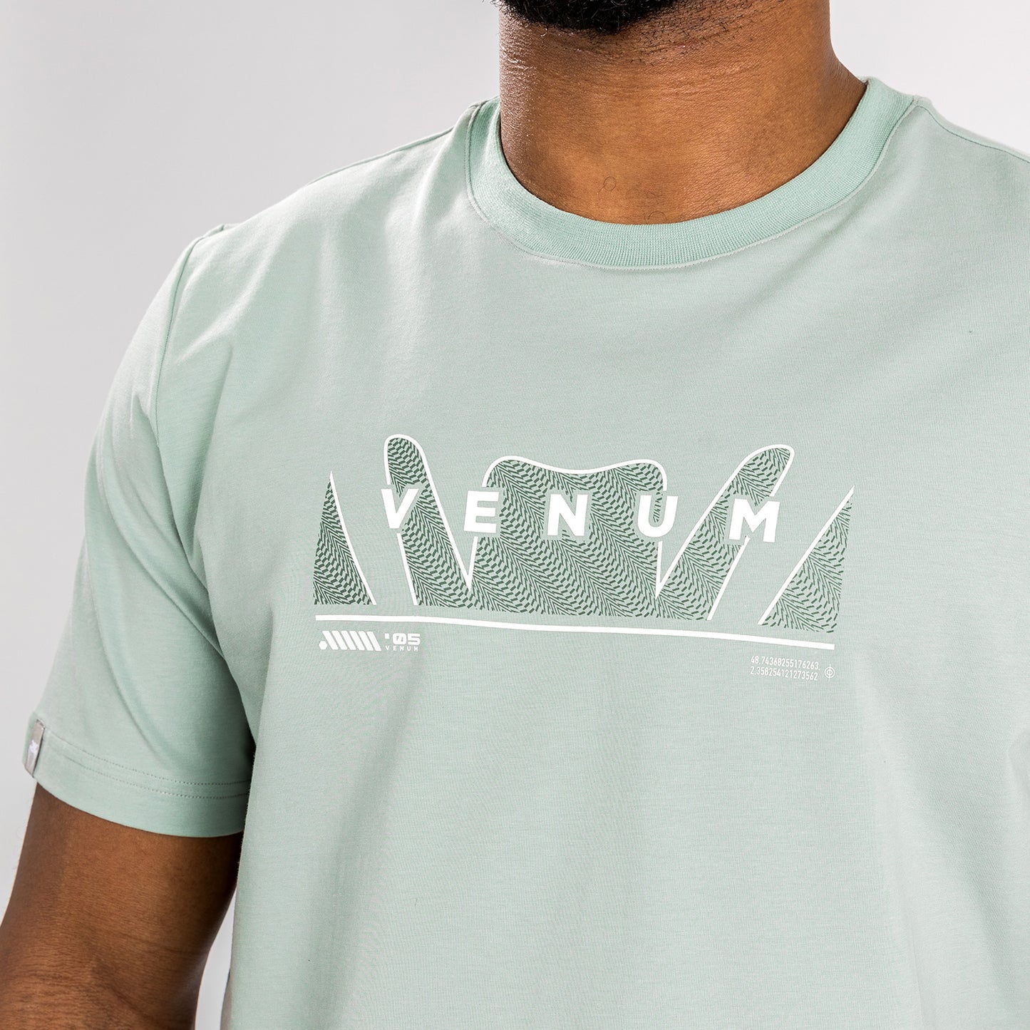 Футболка Venum Snake Print - Аква зеленый