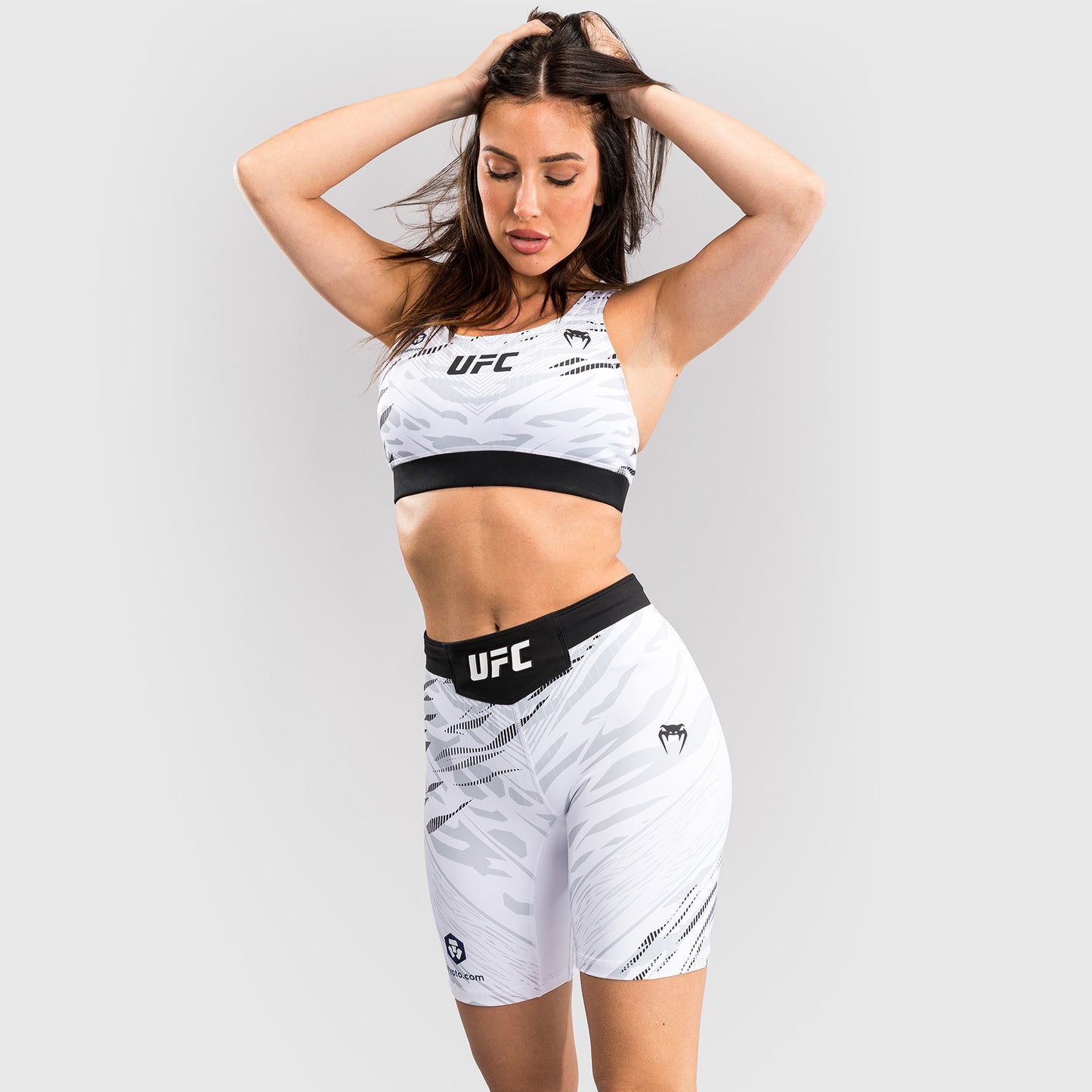 Шорты Vale Tudo UFC Fusion by Venum Authentic Fight Night для женщин - Длинный крой - White