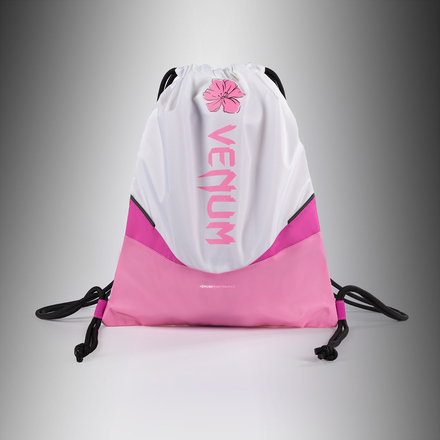 Сумка-мешок Venum Evo 2 Flower (10-15л) – Белый/Розовая конфета