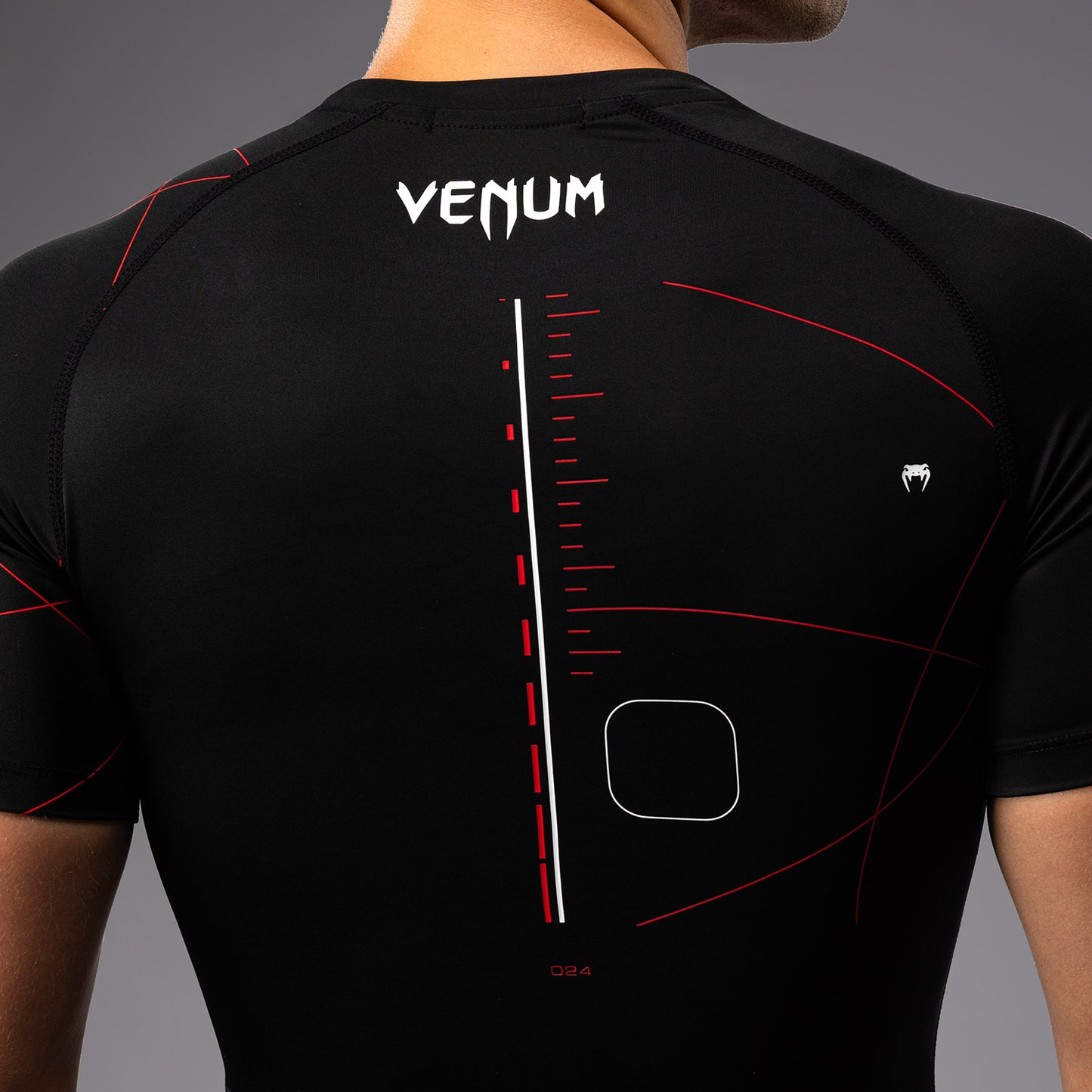 Venum Tactical XT Мужской рашгард с коротким рукавом - черный/огненно-красный