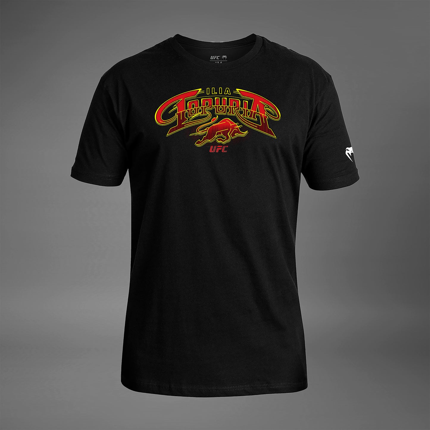 UFC Unrivaled by Venum Ilia Topuria Унисекс футболка - Чёрный
