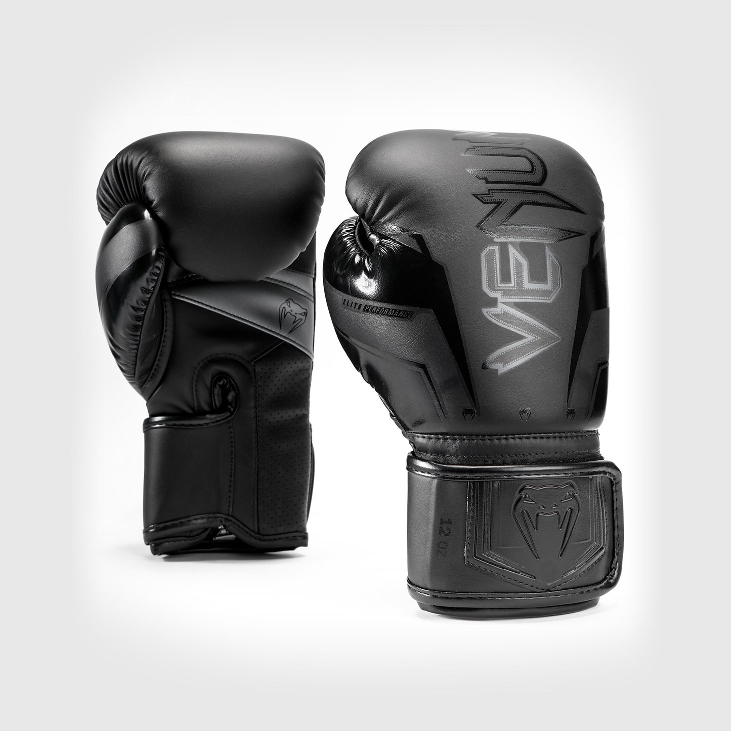 Боксерские перчатки Venum Elite Evo -  Черный/черный
