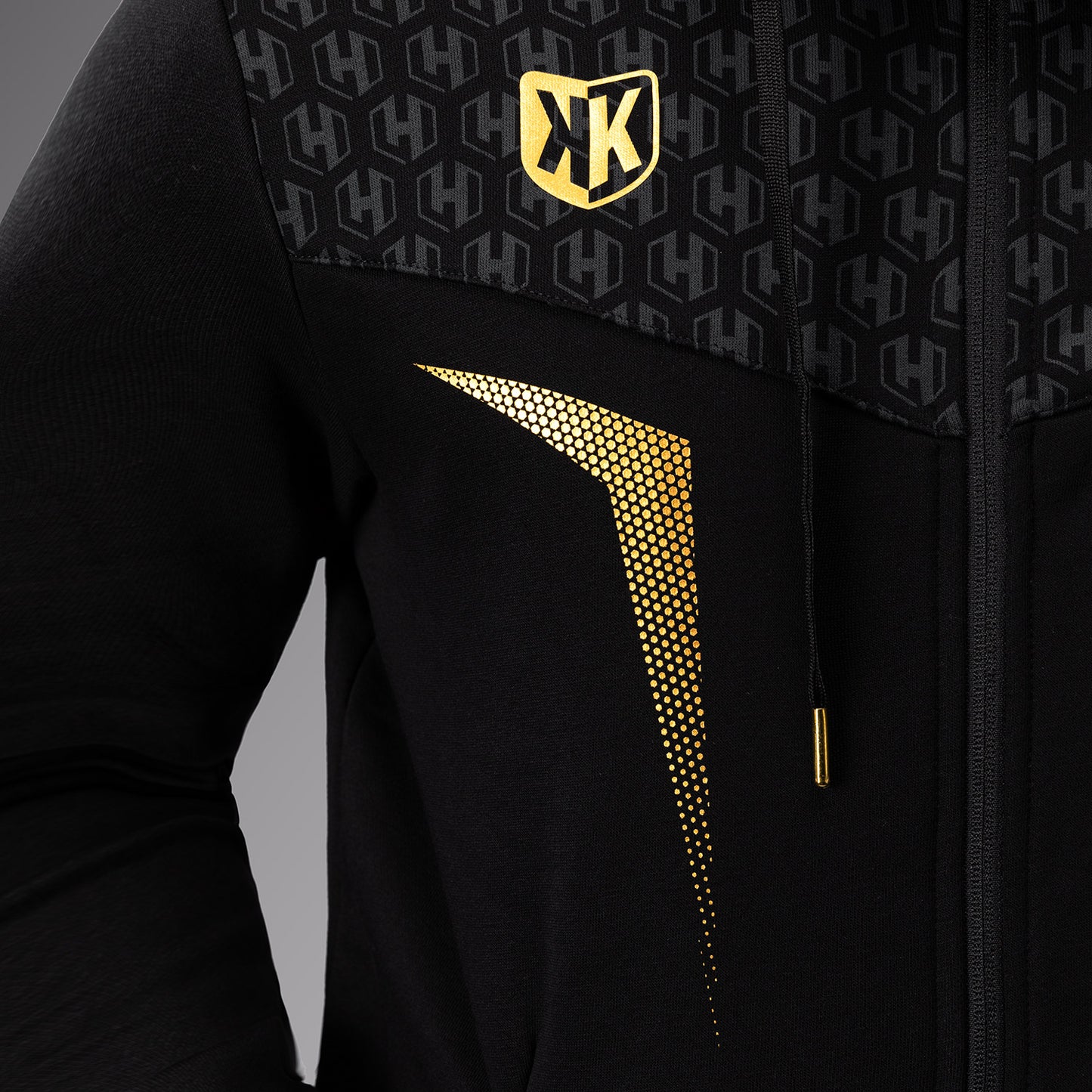 Hooded Jacket FK x Venum Hexagone MMA - Black/Gold