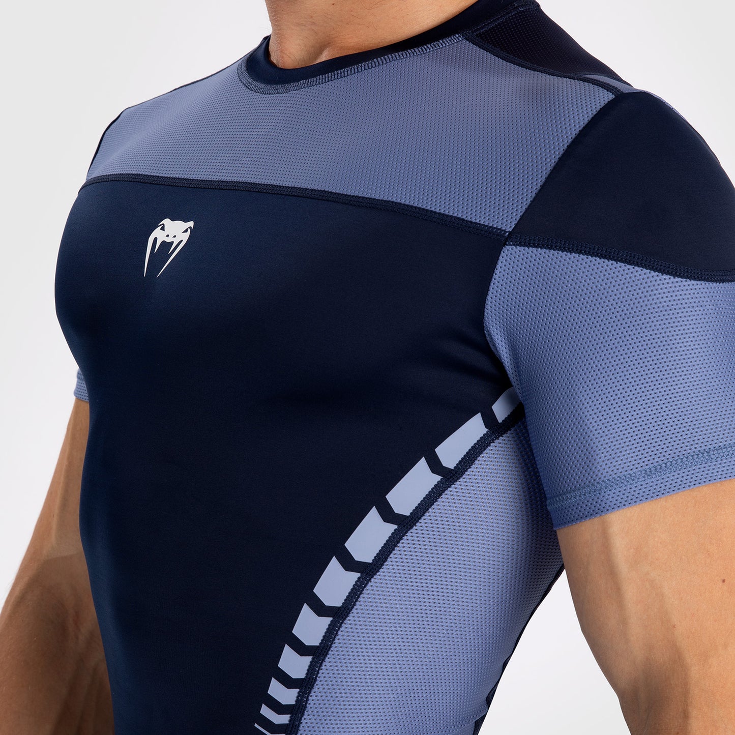 Venum Tempest Мужская Футболка С Коротким Рукавом - Темно-Синяя/Синяя