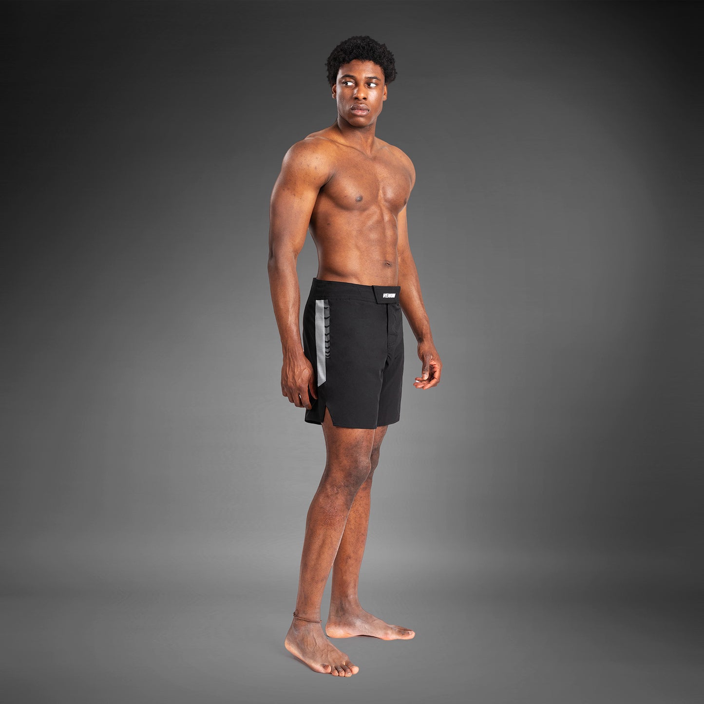 Венум Темпест Мужские Шорты Для Боя - Черный/Серый