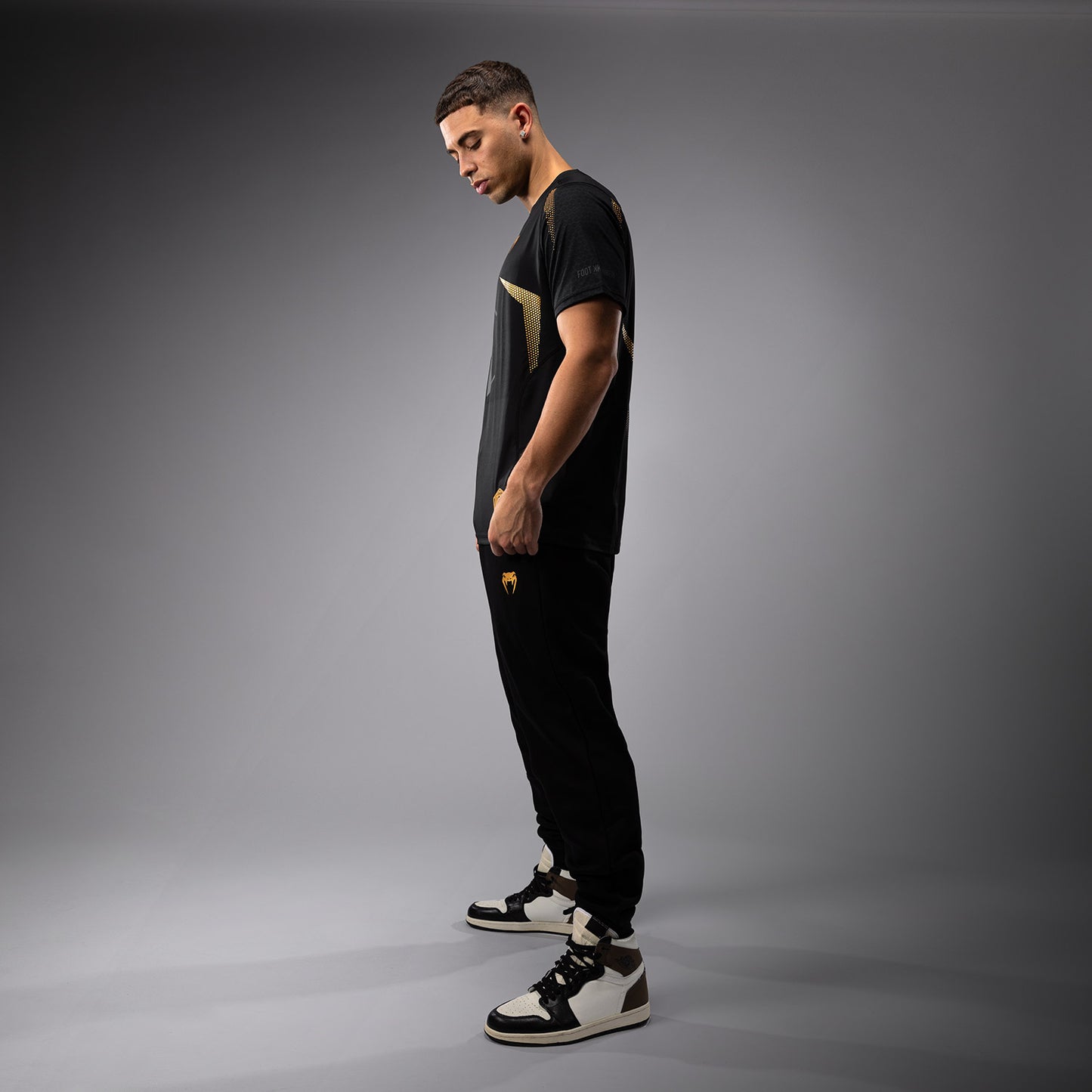 беговые FK x Venum Hexagone MMA - черный/золотой