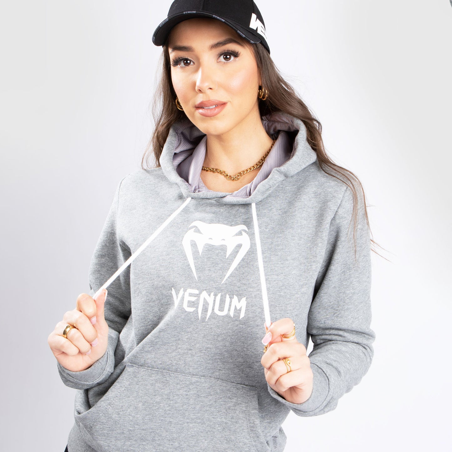 Толстовка Venum Classic с капюшоном - Для женщин - Светлый вересковый серый