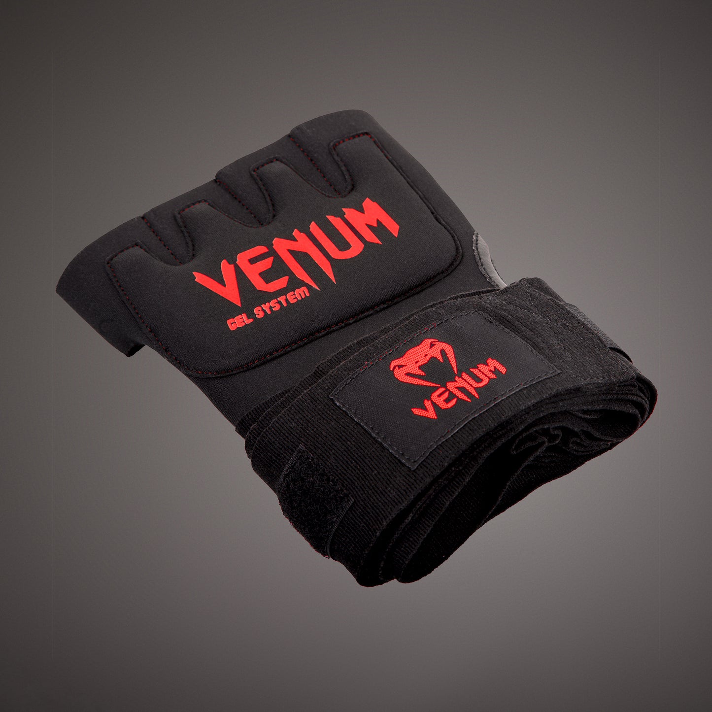 Venum Gel Kontact быстрые обмотки - черный/красный