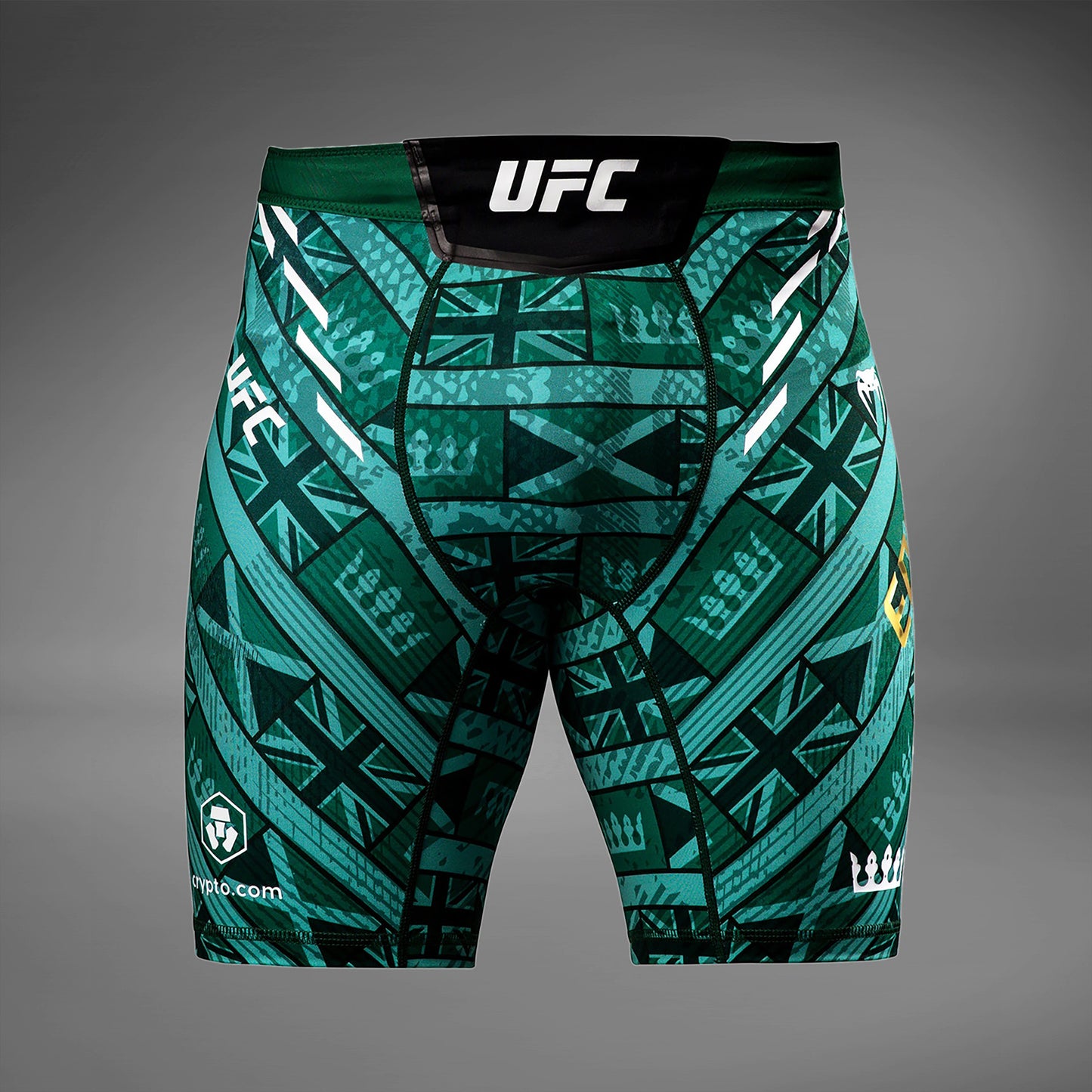 UFC Unrivaled by Venum Леон Эдвардс Унисекс Шорты Vale Tudo - Зеленый