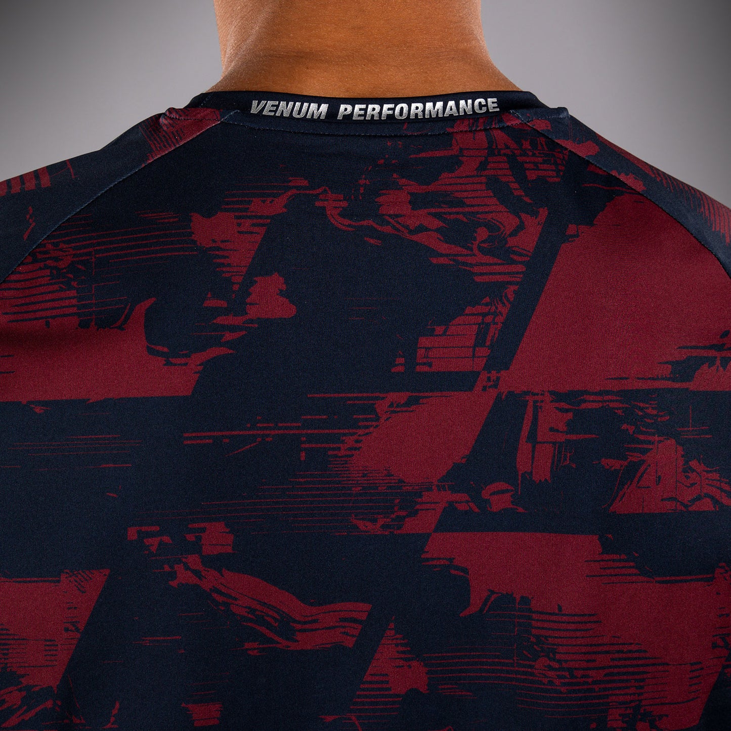 UFC Zenith by Venum Authentic Fight Week Футболка с коротким рукавом Performance Мужская - Темно-синий/бордовый/серебристый