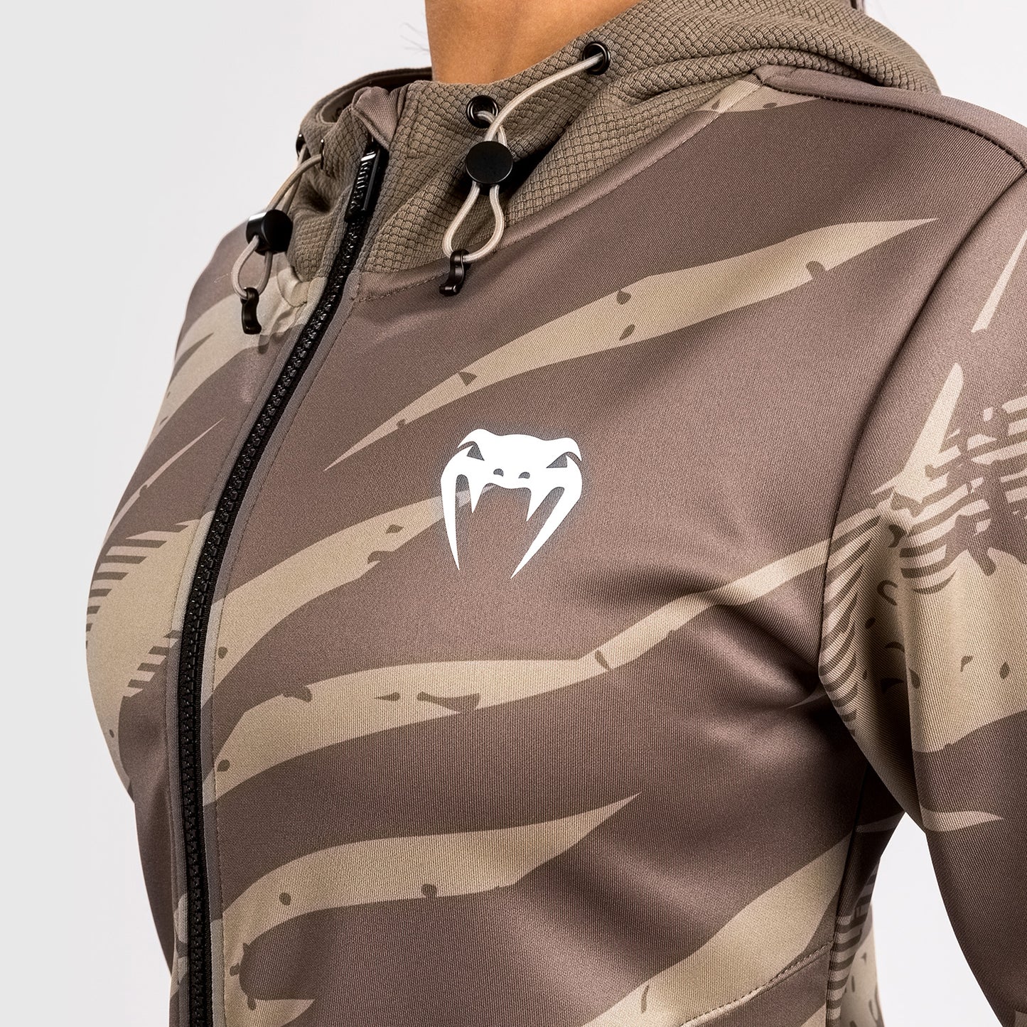 Женская Толстовка На Молнии UFC Adrenaline By Venum Fight Week Desert Camo