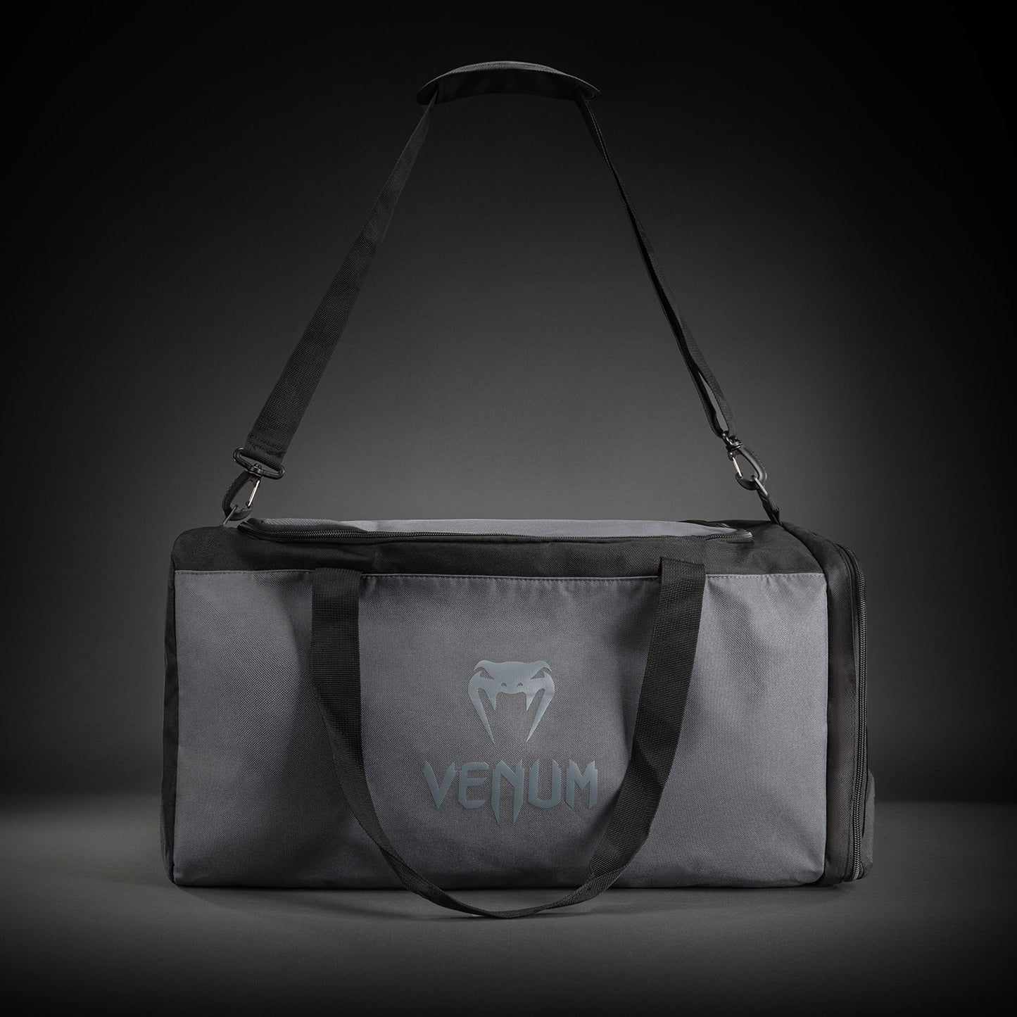 Спортивная сумка Venum Essential (61 л) - Серая/Чёрная