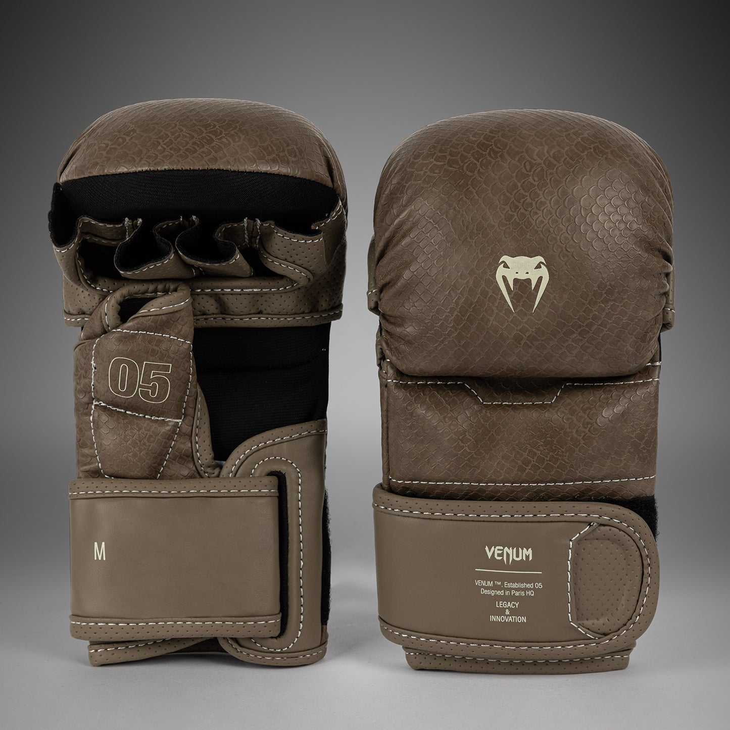 Перчатки для спарринга MMA Venum Impact Evo Scales – Коричневый