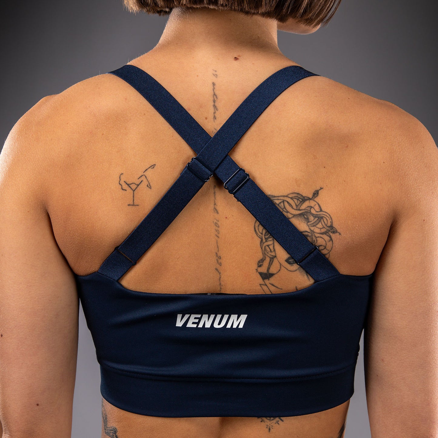 Спортивный бюстгальтер Venum Sculpt Shape - Тёмно-синий