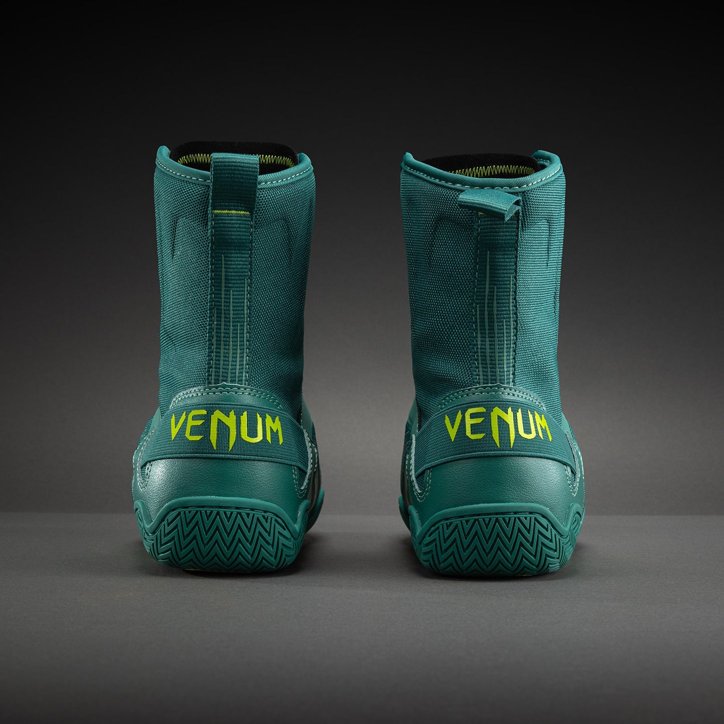 Боксерские ботинки Venum Elite Neo – Зелёный/Неоново-жёлтый