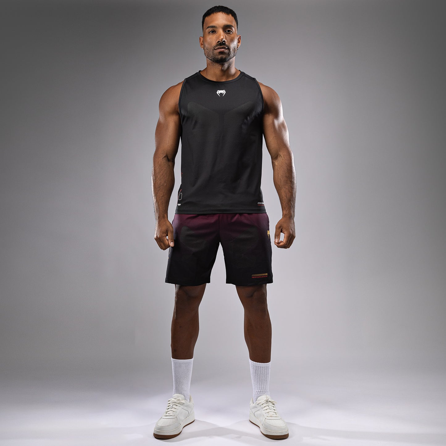 Venum Tactical XT  Мужская майка Dry Tech Tank Top - черный/огненно-красный
