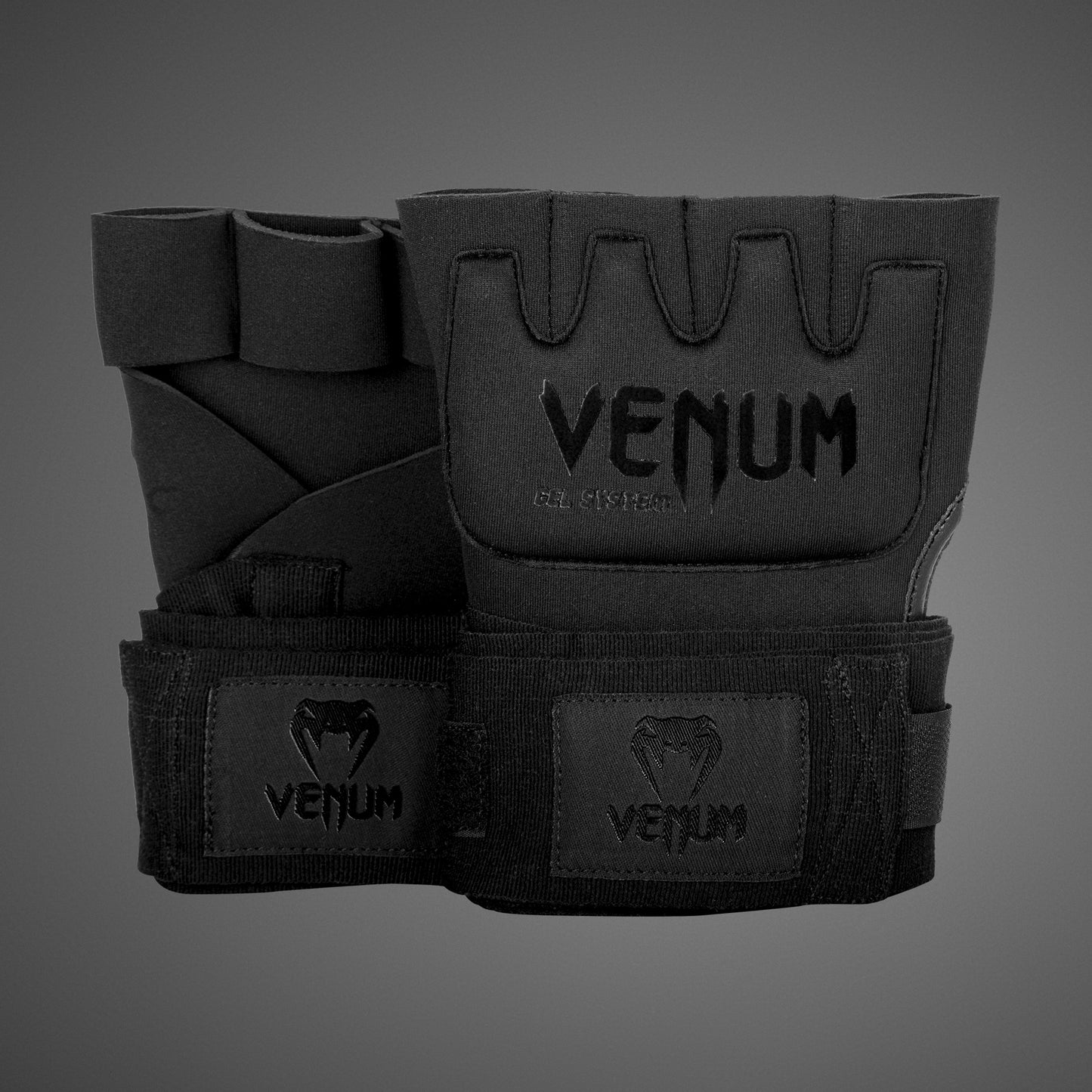 Venum Gel Kontact быстрые обмотки - черный/черный