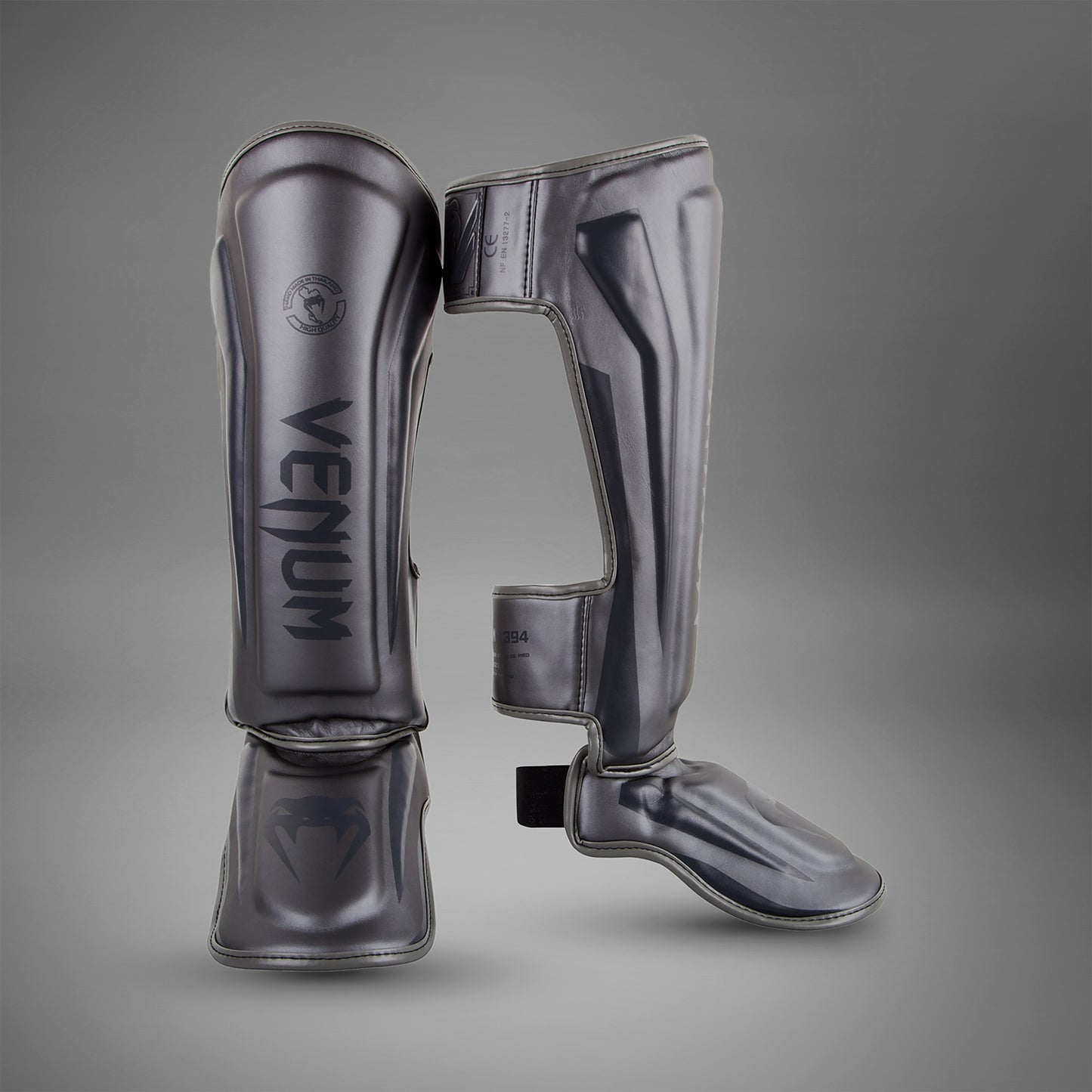 Venum Elite Shin Guard Grey