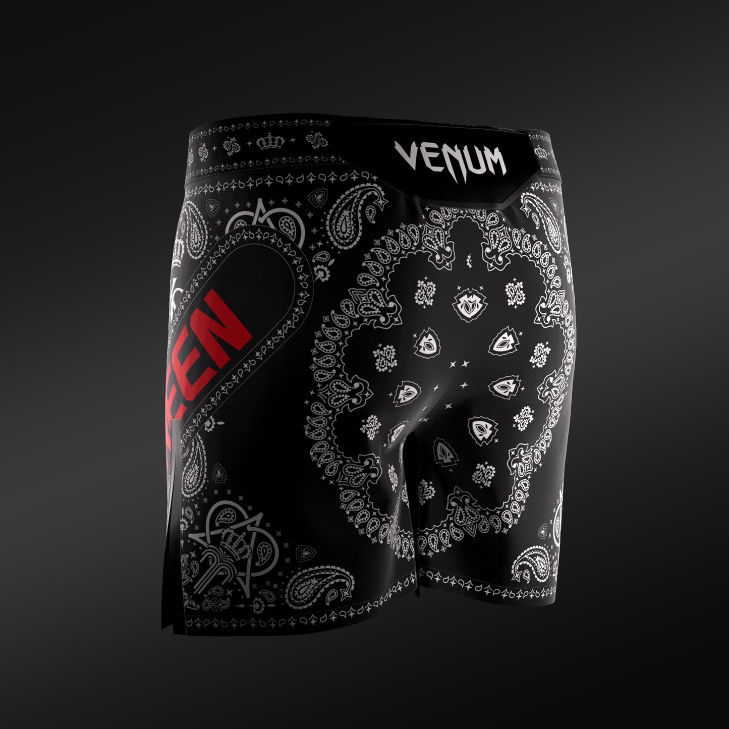 Мужские шорты для Vale Tudo UFC Adrenaline Unrivaled by Venum King Green - чёрные